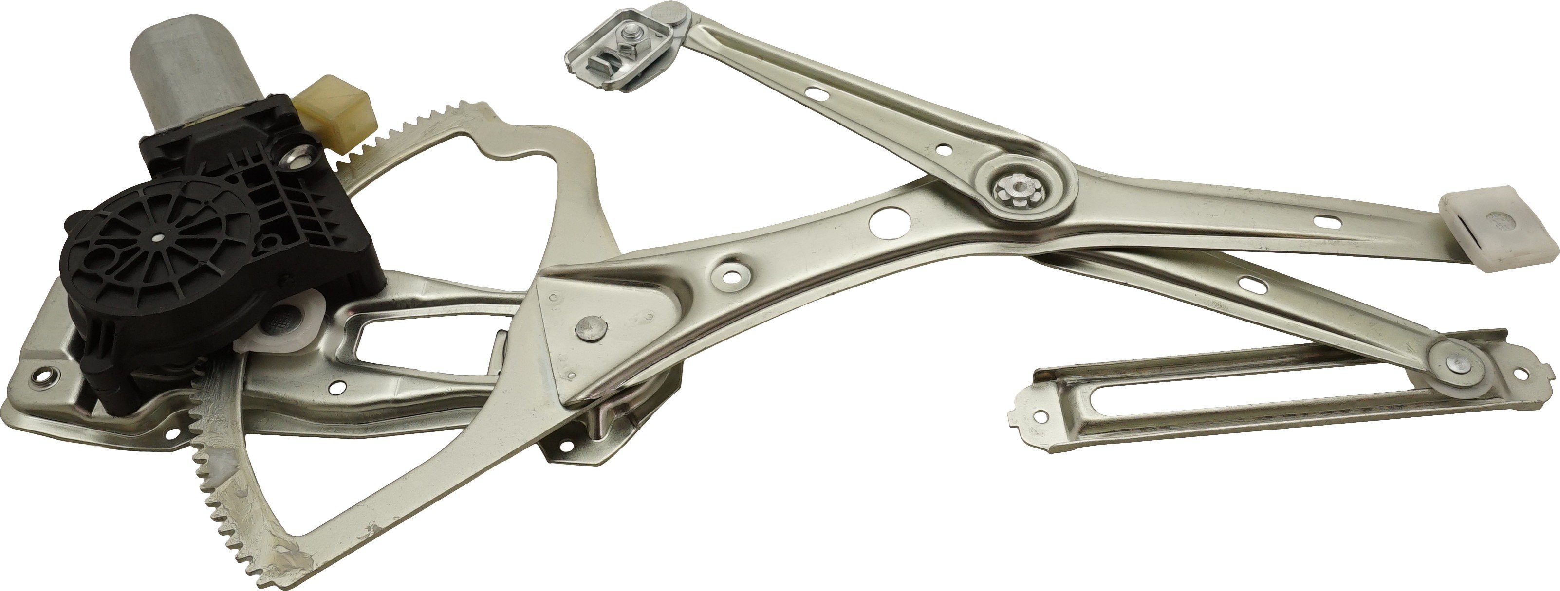 Power Front Window Regulator with Motor for Mercedes-Benz E-Class (210 Chassis) Sedan/Wagon 1998-2002, Right (Passenger), 6 Pins, Replacement