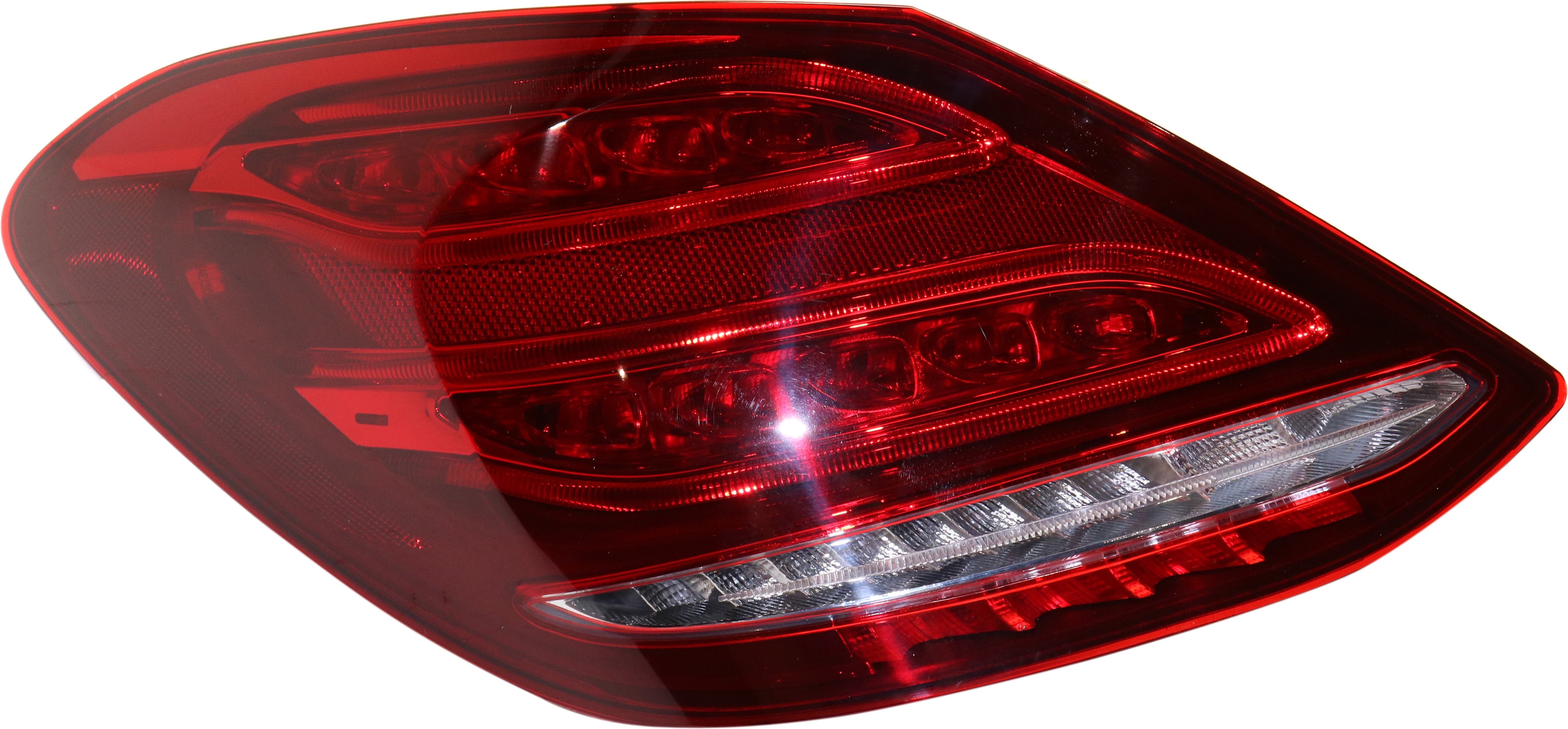 Tail Light Assembly for Mercedes-Benz C-Class Sedan (2015-2018), Left (Driver) Side, with LED Headlights, Replacement (CAPA Certified)