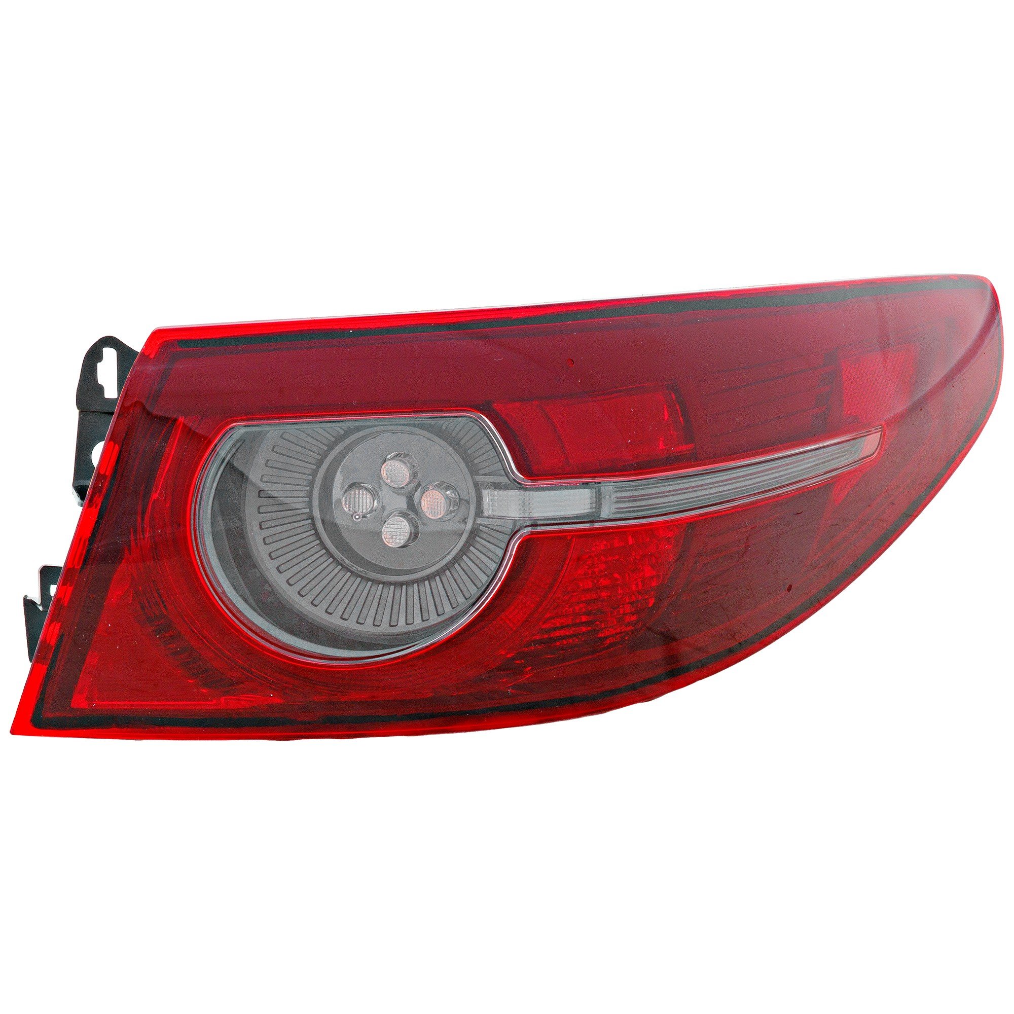 LED Tail Light Assembly for Mazda 3 Sedan, Right (Passenger) Side, Outer, 2019-2021, Without Signature Lighting, Replacement