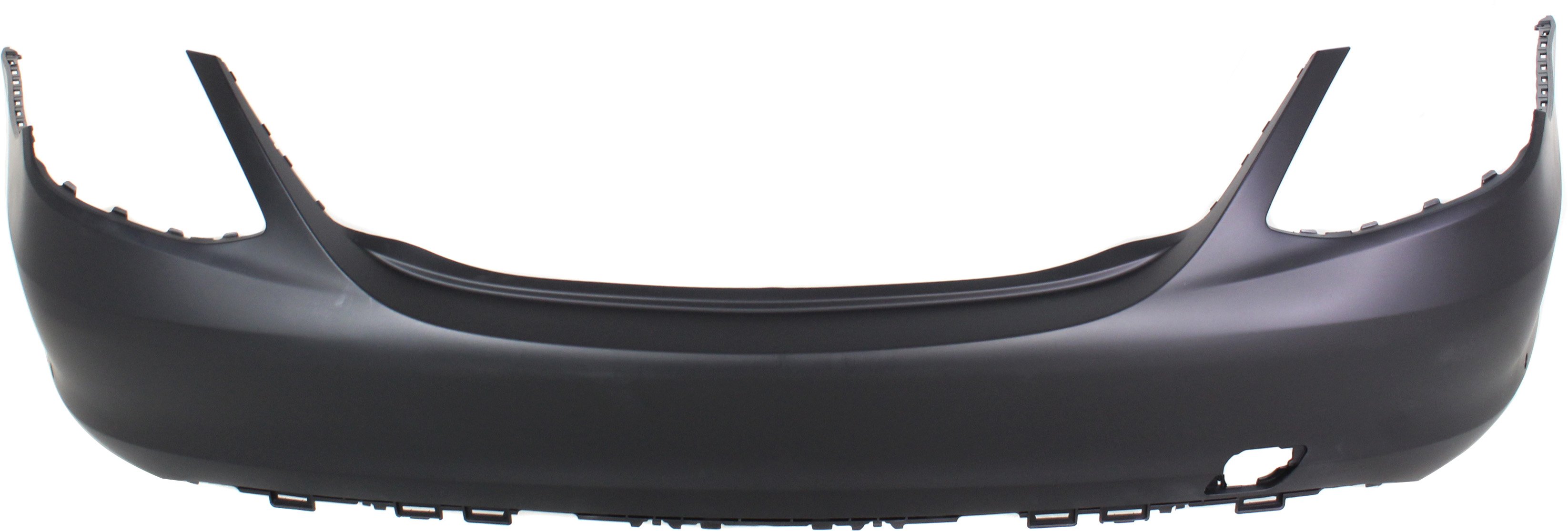Rear Bumper Cover for Mercedes-Benz C300/C400 Sedans 2015-2018, Primed (Ready to Paint), w/o AMG Package, w/ Parktronic Holes, (C400 2015-2015), Replacement