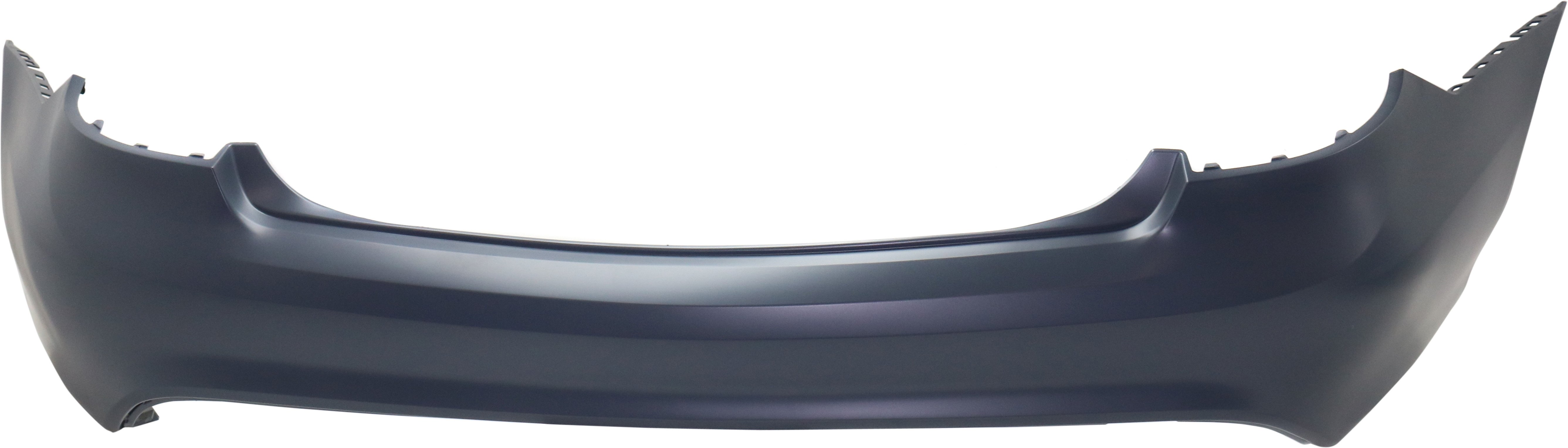 Rear Bumper Cover for Mercedes-Benz E-Class 2014-2017, Primed (Ready to Paint), with AMG Styling Package, without Parktronic Holes, Convertible/Coupe, Replacement