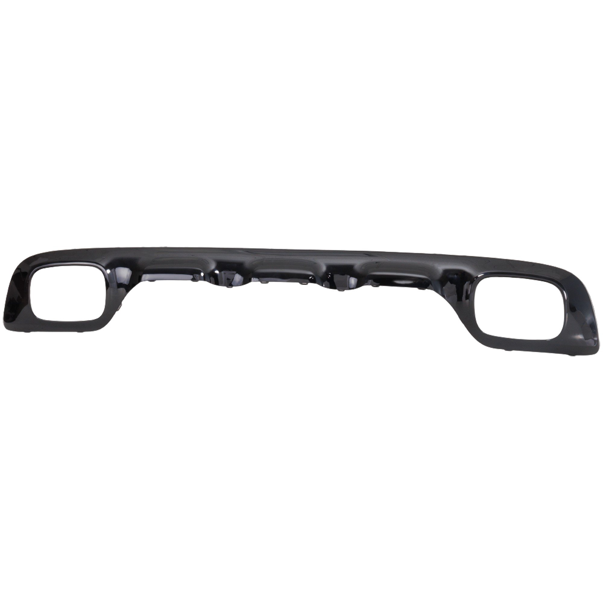 Rear Bumper Molding for Mercedes-Benz GLA250 (2018-2020), Plastic, Black, with Night Package, with AMG Package, Replacement
