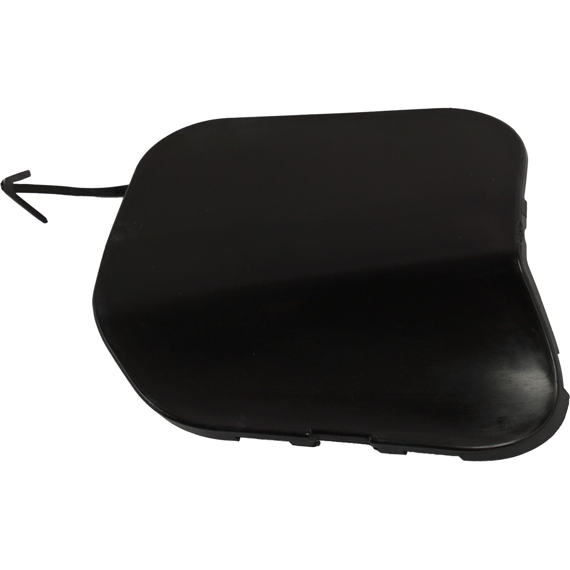 Front Bumper Tow Hook Cover for Nissan Rogue 2014-2018, Black, Excluding Hybrid Model, Compatible with Japan/Korea/USA Built Vehicle, Replacement