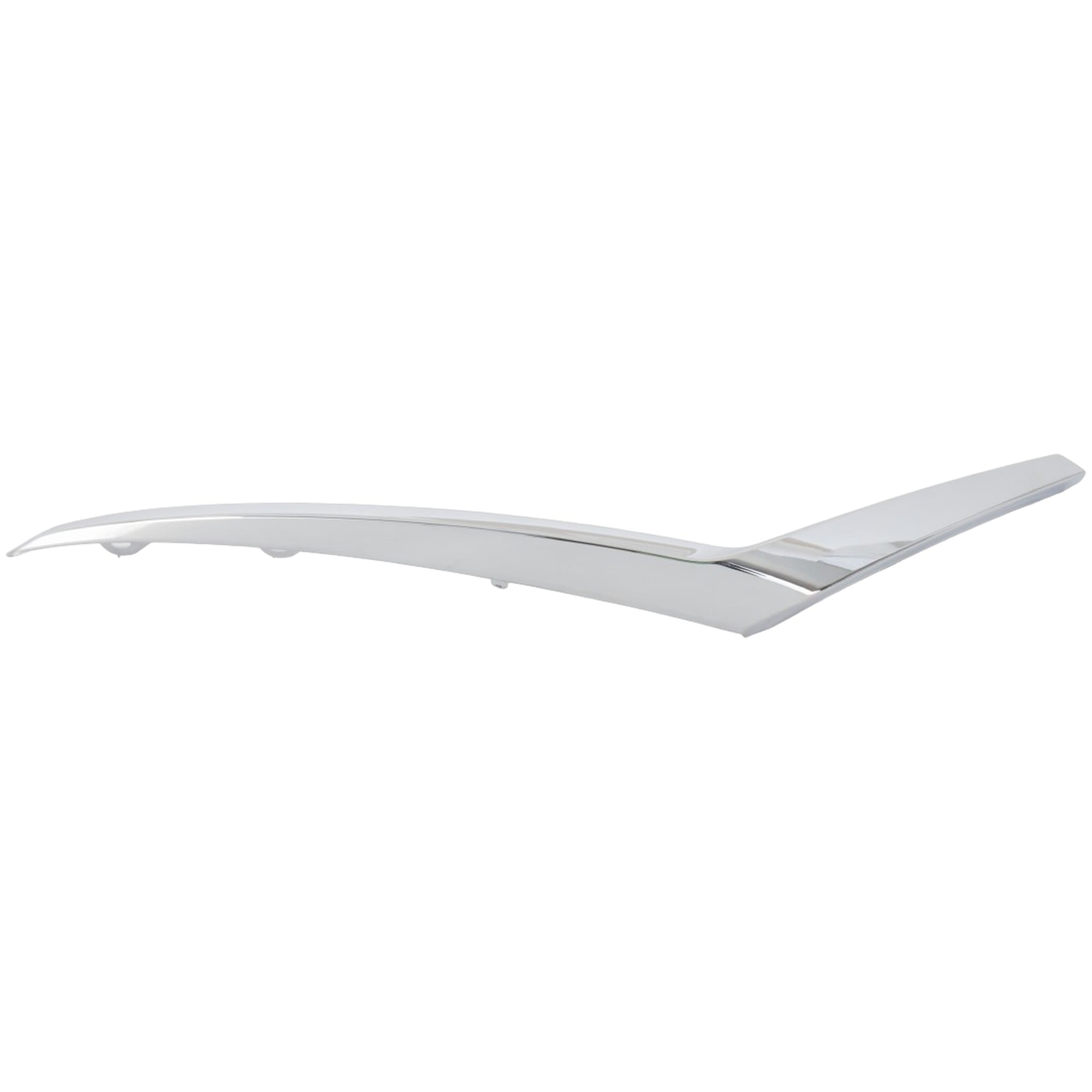 Front Bumper Molding for Nissan Kicks 2021-2023, Left (Driver) Side, Chrome, S/SV Models, Replacement