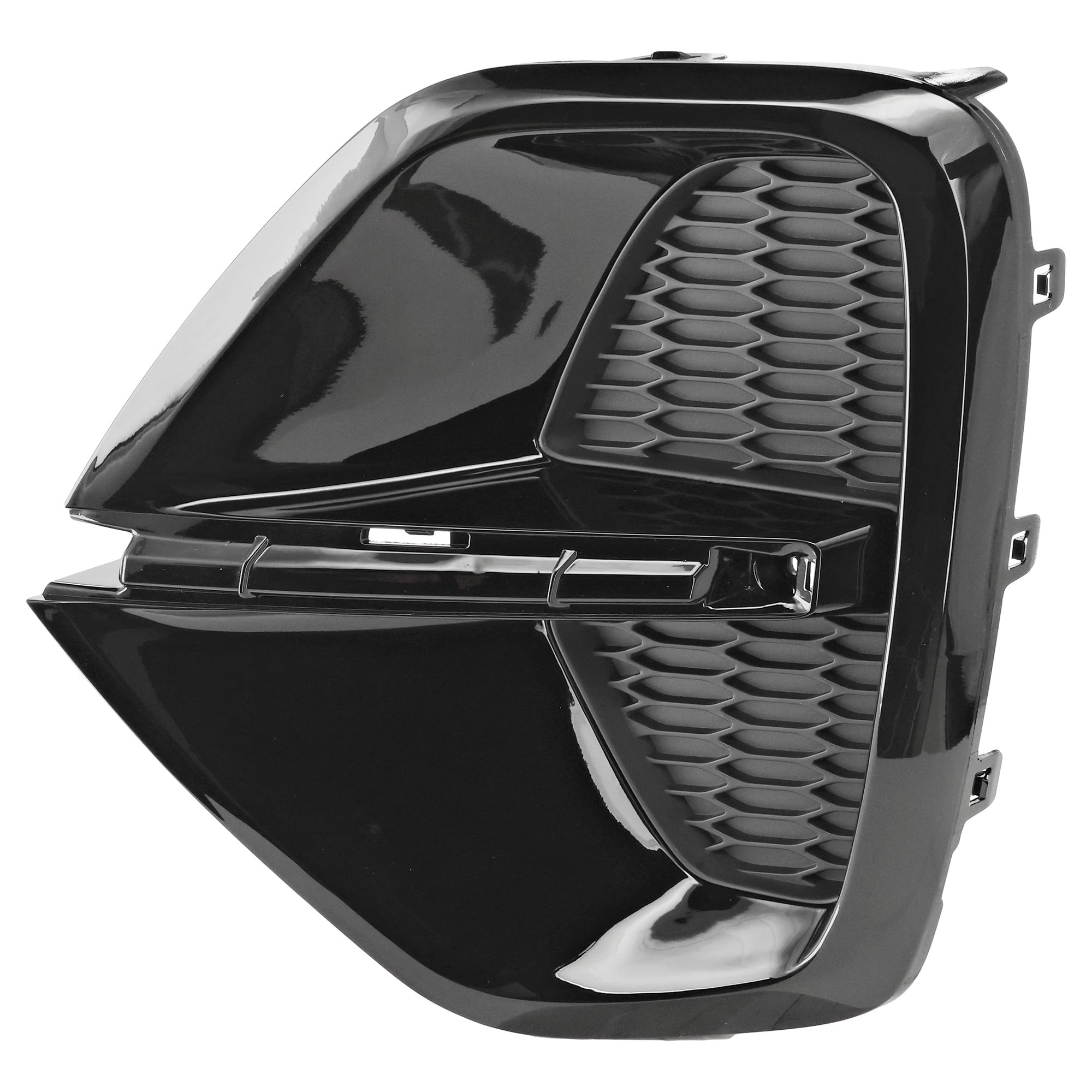 Fog Light Cover for Kia Sportage 2020-2022, Left (Driver), Painted Black, Replacement