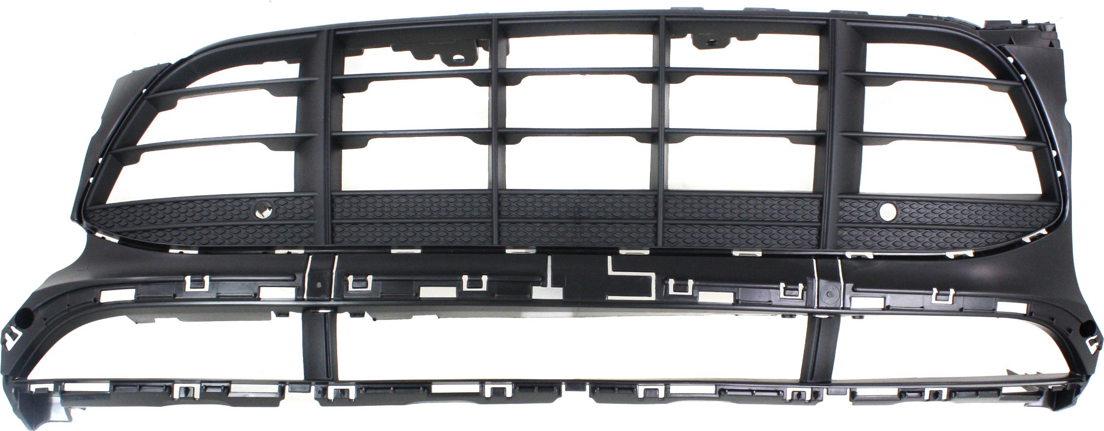 Front Bumper Grille for Porsche Macan Turbo Model 2015-2018, Center with Adaptive Cruise Control and Integrated Parking Assist System Holes, Sport Design Package, Replacement