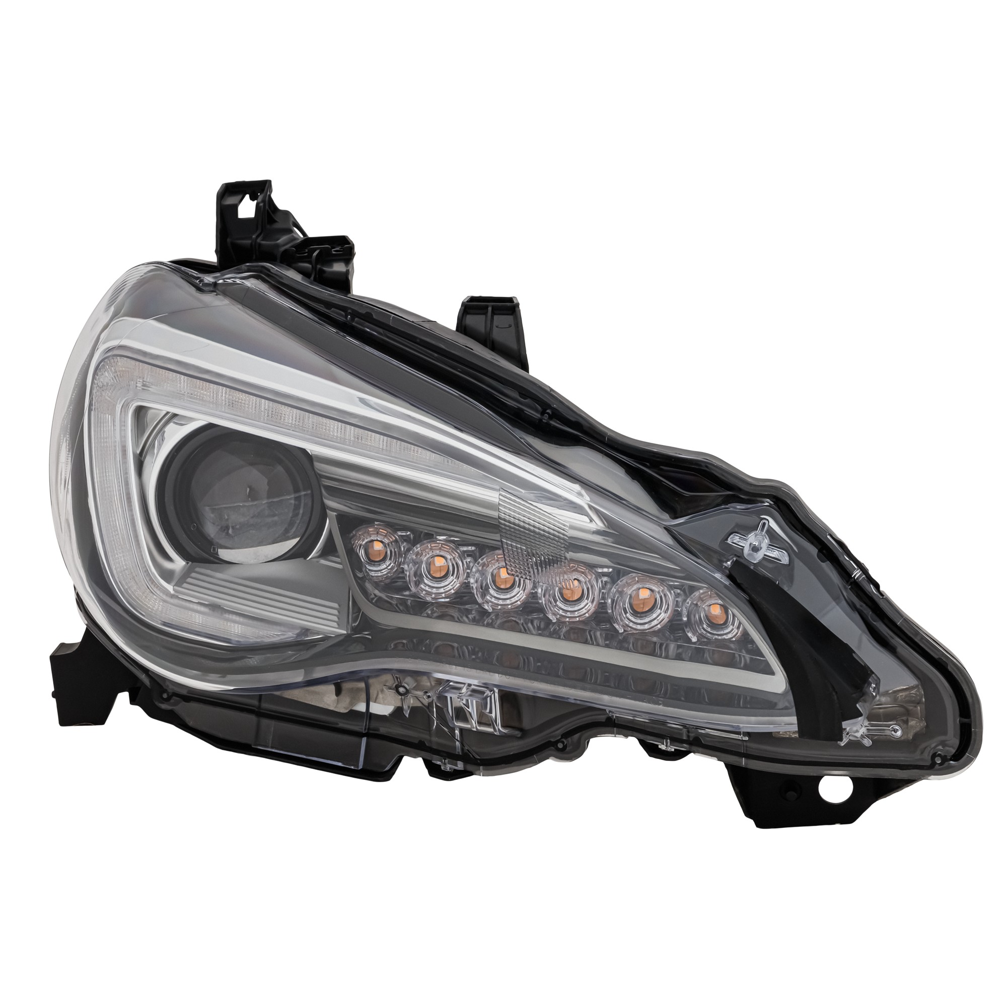 LED Headlight Assembly for Subaru BRZ 2017-2020, Right (Passenger), Without Logo, Replacement