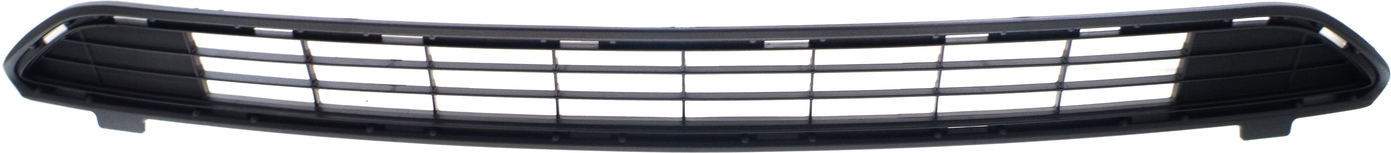 Front Bumper Grille for Toyota RAV4 2016-2018, Upper, Textured Black, Without Front View Camera, Excludes SE Model, Replacement (CAPA Certified)