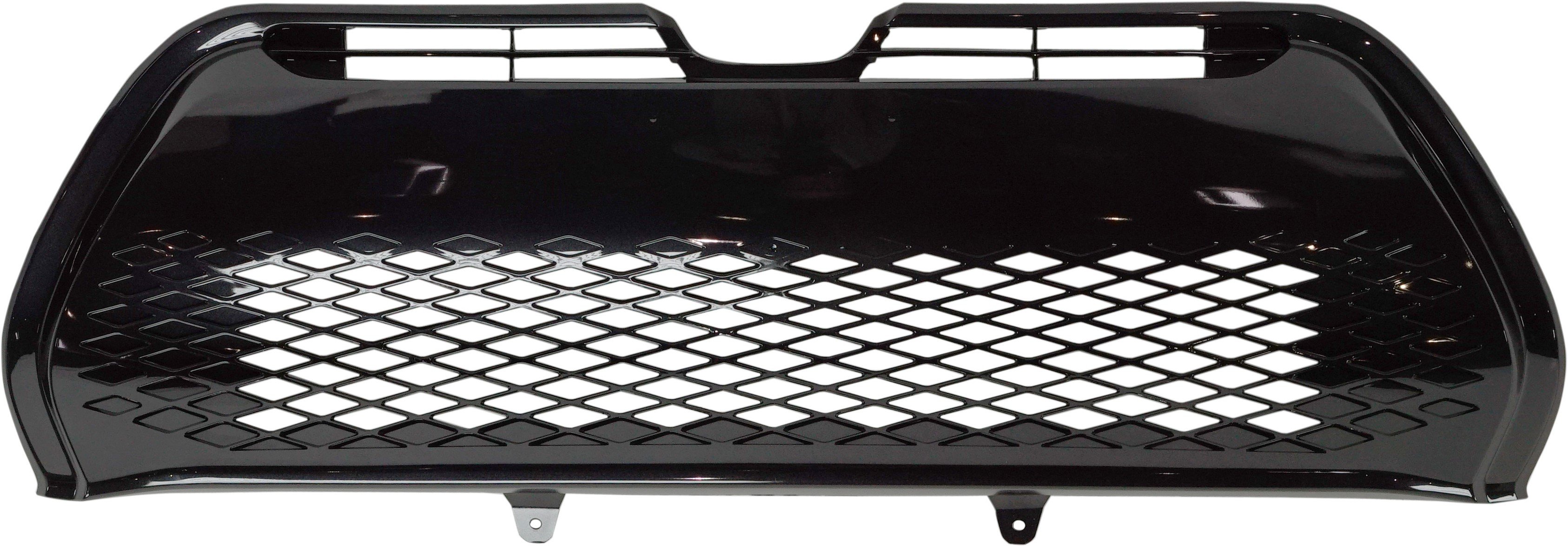 Front Bumper Grille for Toyota Corolla, SE/XSE/50th Anniversary Special Edition Models, 2017-2019, Black, Replacement (CAPA Certified)