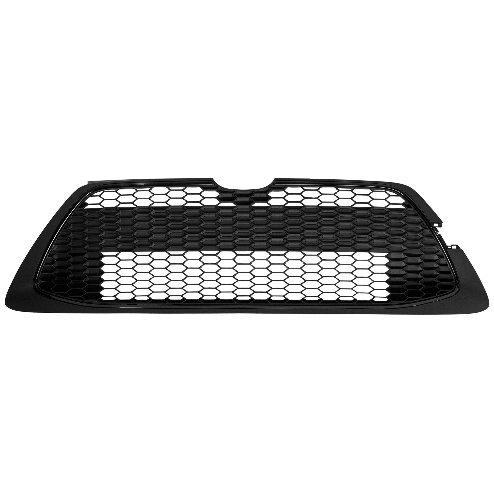 Front Bumper Grille for Toyota Corolla 2020-2022, Textured Black with Black Molding, Includes Tow Hook Hole, Designed for L/LE Sedan Models, Replacement