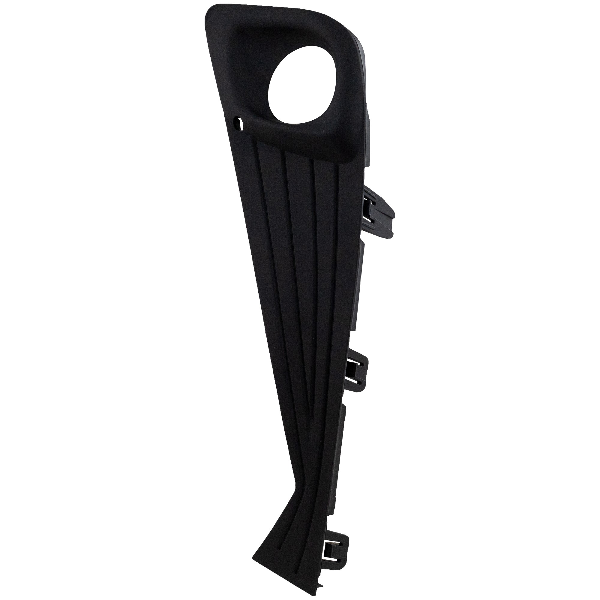 Front Bumper Molding for Toyota C-HR 2020-2022, Left (Driver), Textured Black, Plastic, Hole Cover, Limited Model, Made for Japan Built Vehicle, Replacement