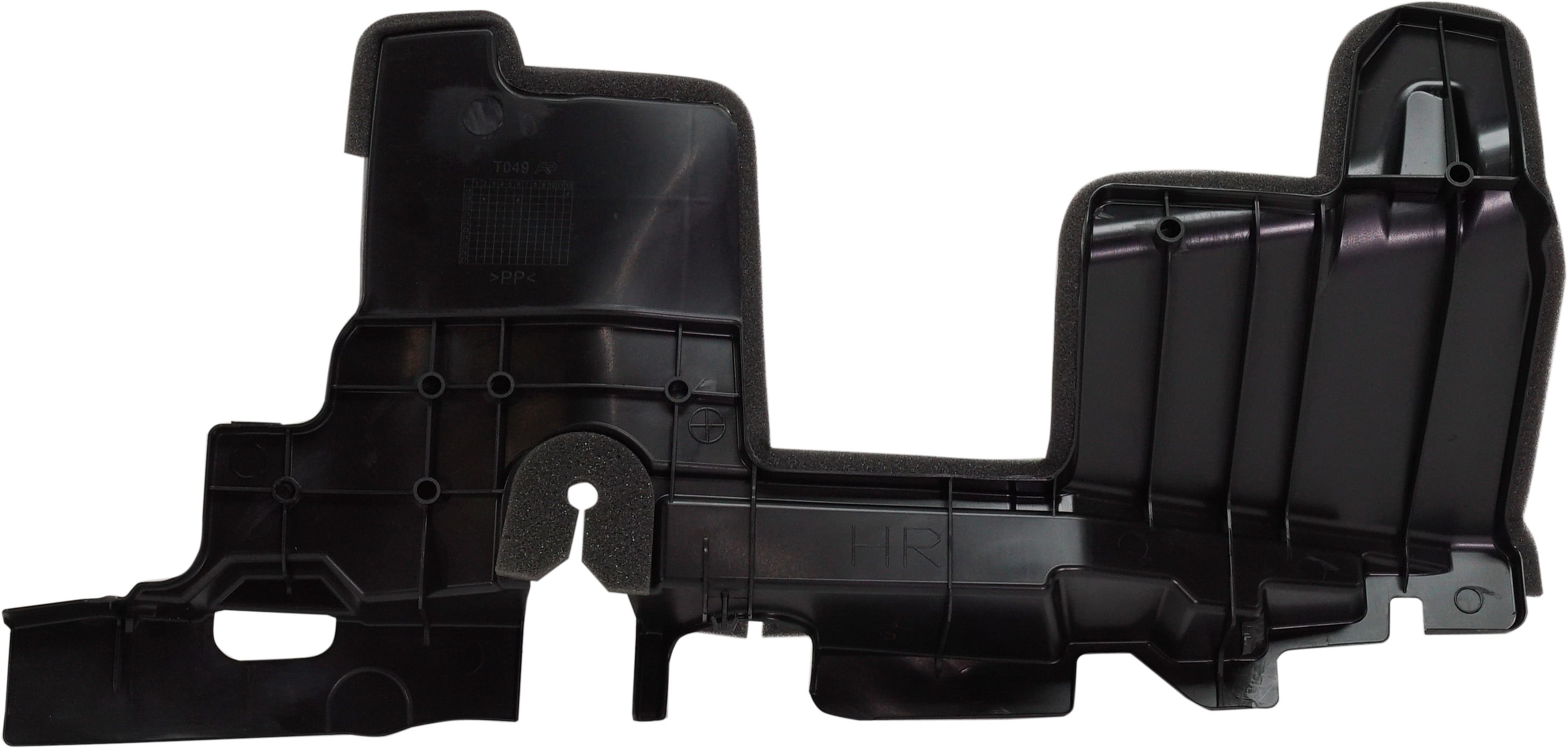 Radiator Support Baffle for Toyota Highlander 2017-2019 Right (Passenger) Side Deflector, Plastic, Replacement (CAPA Certified)