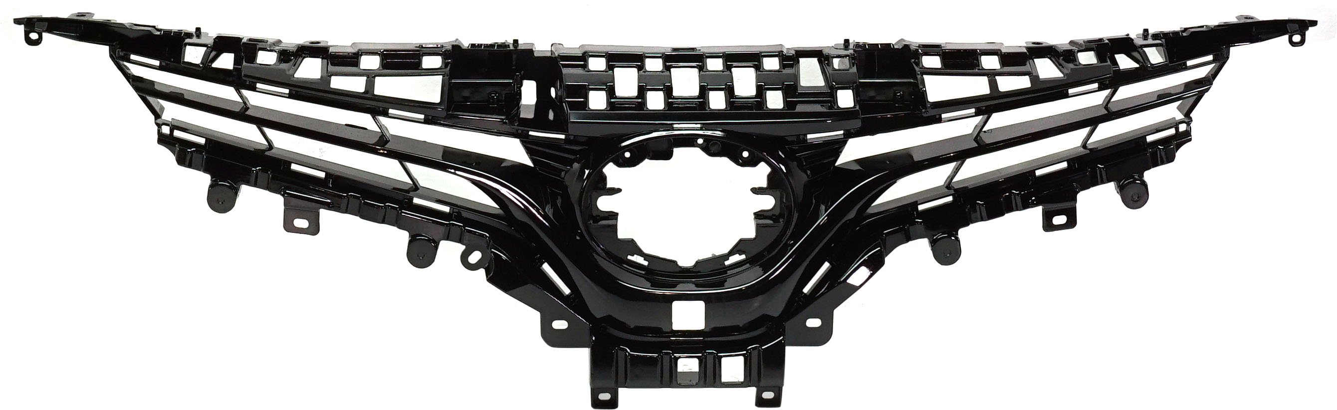 Painted Silver Grille for 2018-2020 Toyota Camry, with Camera Hole, Suitable for XLE and Hybrid XLE Models, Replacement