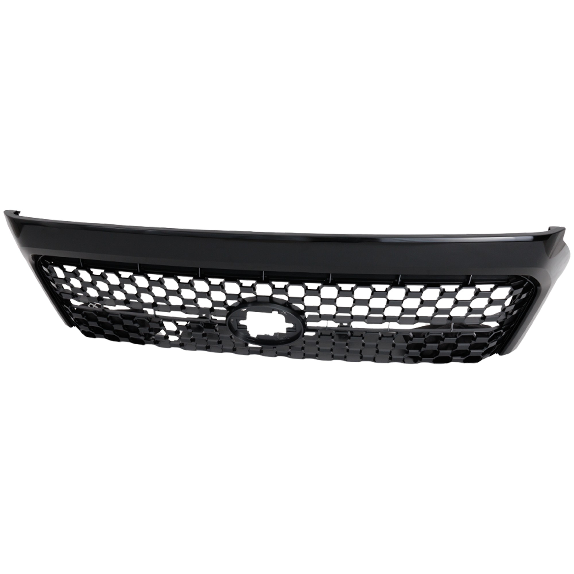 Grille for Toyota Tundra 2018-2021, Nightshade Edition and Trail Pkg, Black Frame and Black Insert with Emblem Provision, Replacement
