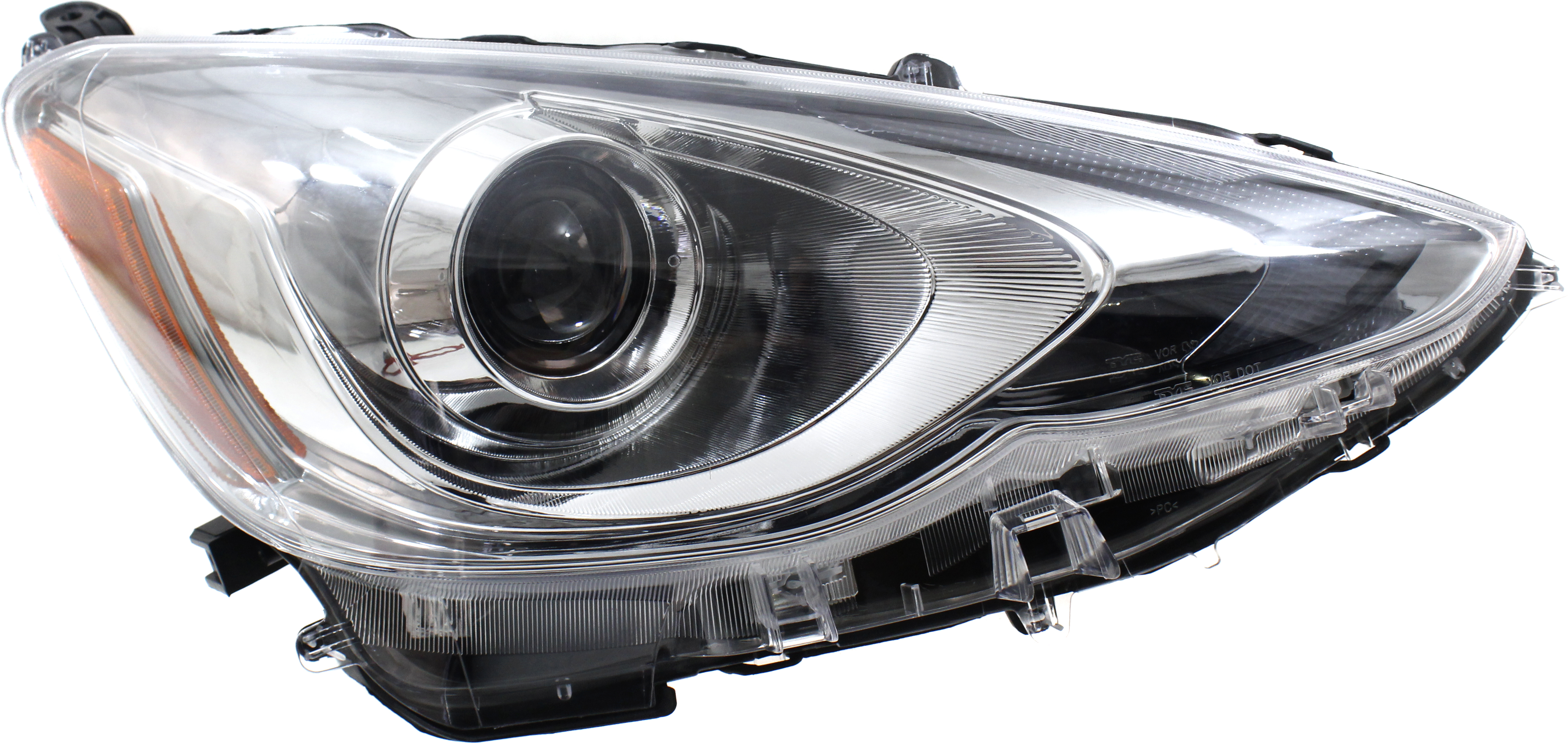 2015 - 2017 Toyota Prius C Headlight Assembly - Right (Passenger)  (CAPA Certified)