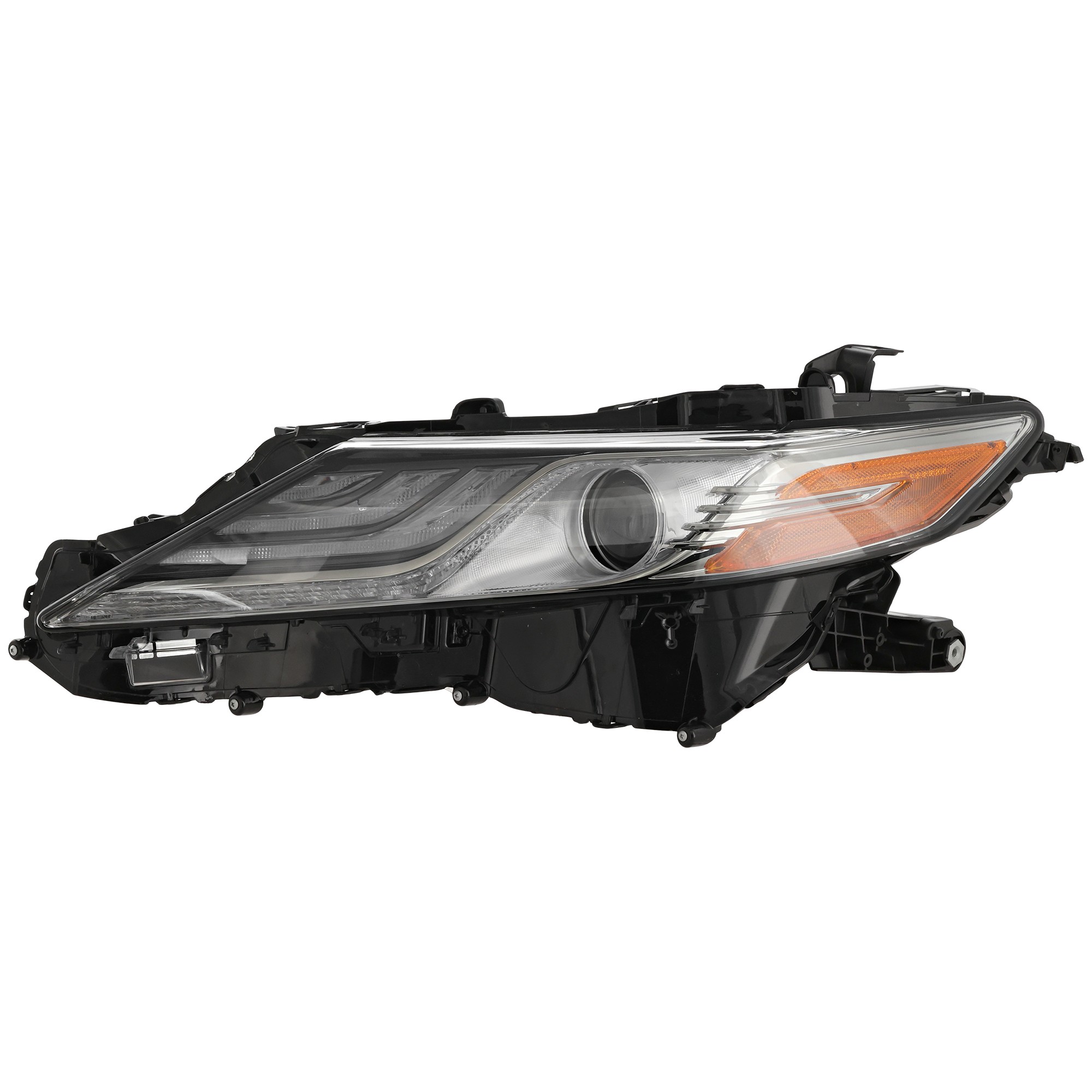 Headlight Assembly for 2019 Toyota Camry XSE Model, Left (Driver) Side, LED with LED Signal Light, Replacement (CAPA Certified)