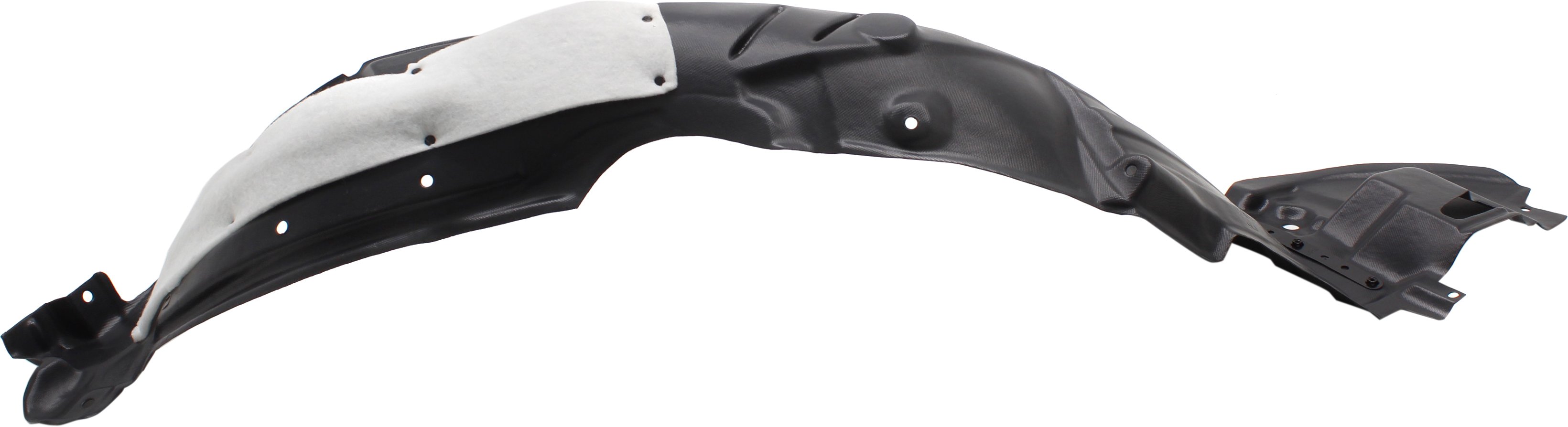 Front Fender Liner for Toyota Corolla 2017-2019, Left (Driver), Plastic, Vacuum Form, Replacement (CAPA Certified)