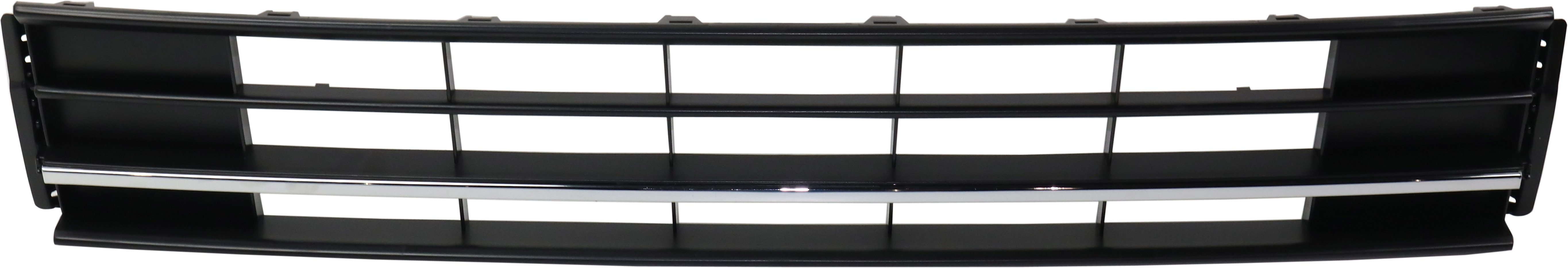 Front Bumper Grille for Volkswagen Passat 2016-2019, Assembly, S/SE/SEL/Wolfsburg Models, Built for Canada/USA, Without IPAS Holes, Replacement