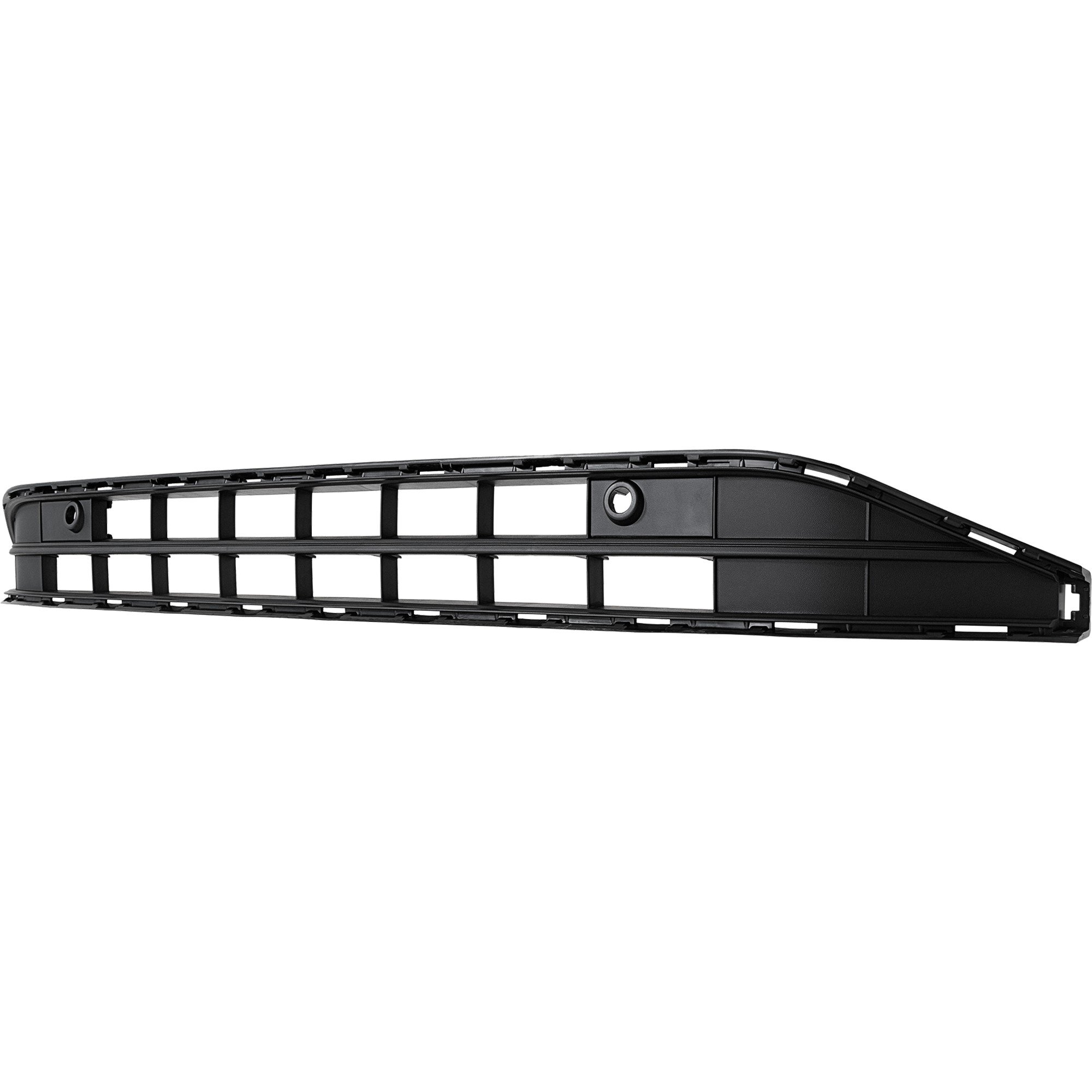 Front Bumper Grille for Volkswagen Passat 2020-2022, Textured Black, with Parking Aid Sensor Holes, without R-Line Package, Excluding R-Line Model, Replacement