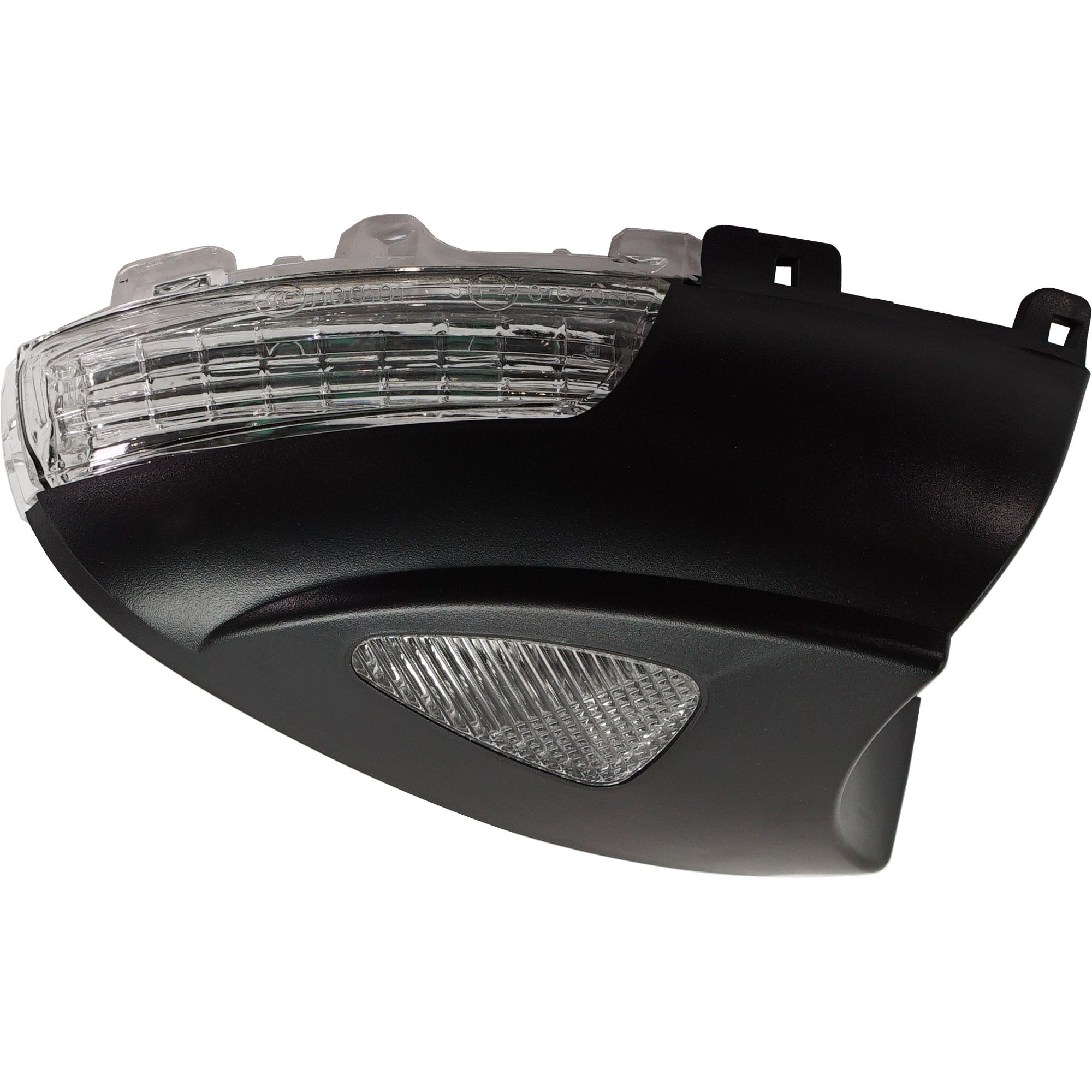 Mirror Signal Light with Puddle Light Assembly for Volkswagen Tiguan 2009-2017, Tiguan Limited 2017-2018, Right (Passenger), From 9-08-09, Replacement