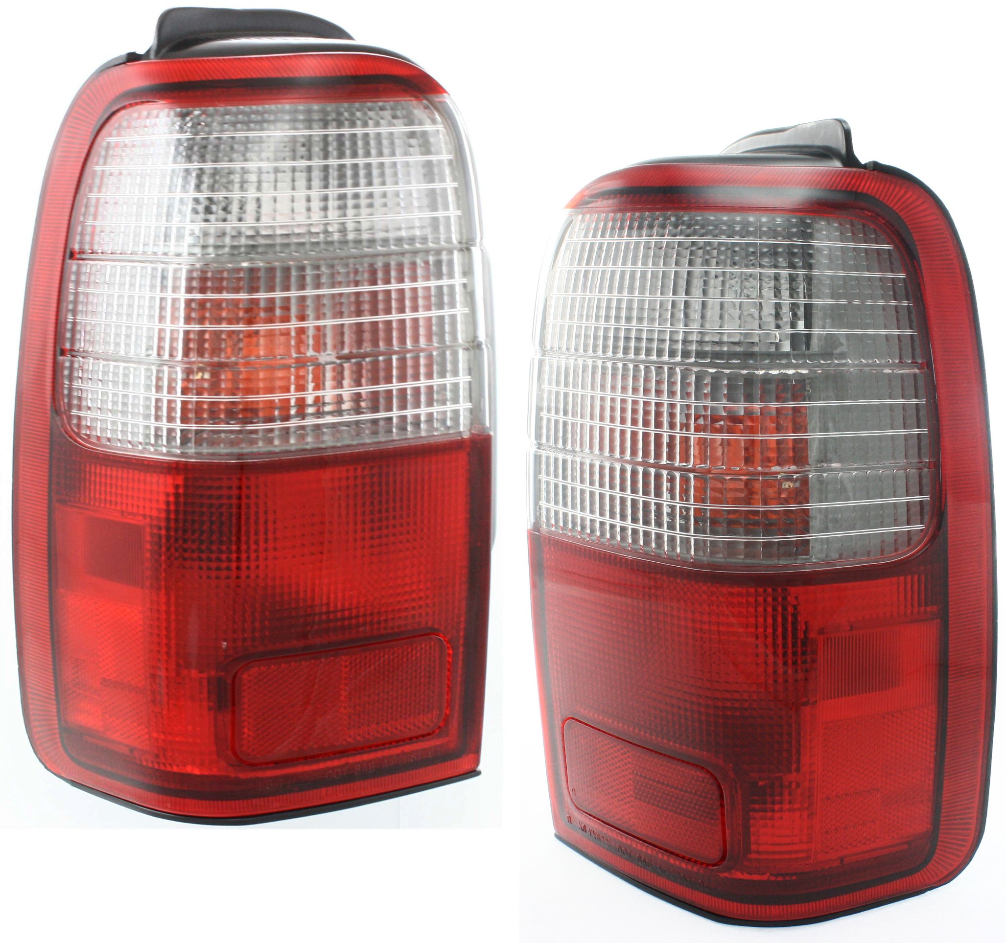 Tail Light Assembly Pair/Set for Toyota 4Runner 1997-2000, Right (Passenger) and Left (Driver) Side, From 1-1997 Replacement