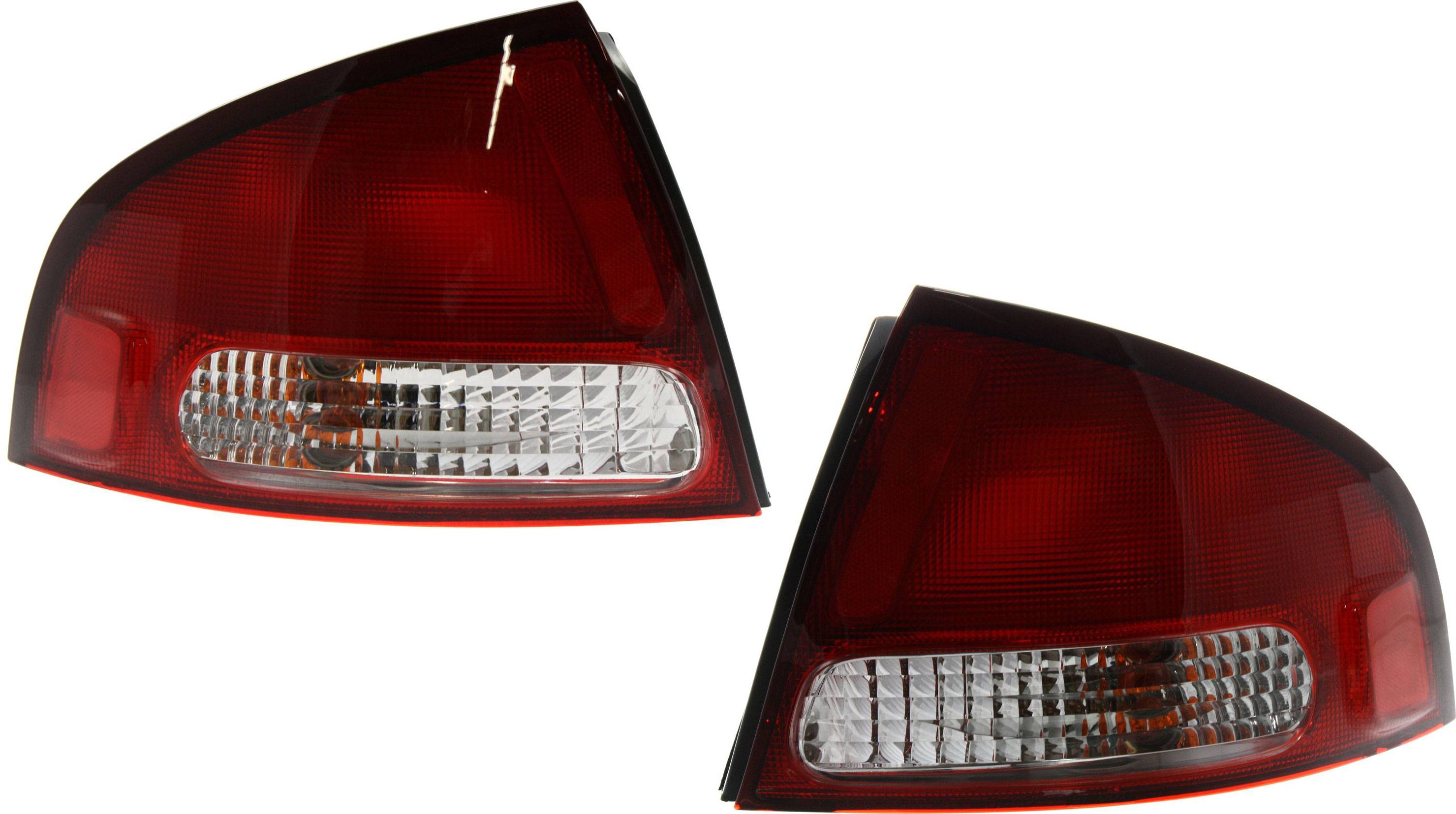 Tail Light Assembly Pair/Set for Nissan Sentra 2000-2003, Right (Passenger) and Left (Driver), Replacement