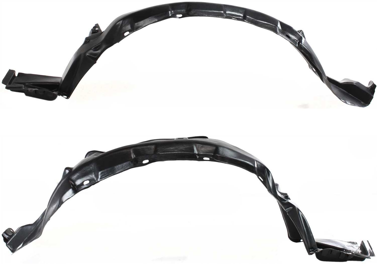 Front Fender Liner Pair/Set for 1990-1993 Honda Accord, Right (Passenger) and Left (Driver) Side Replacement