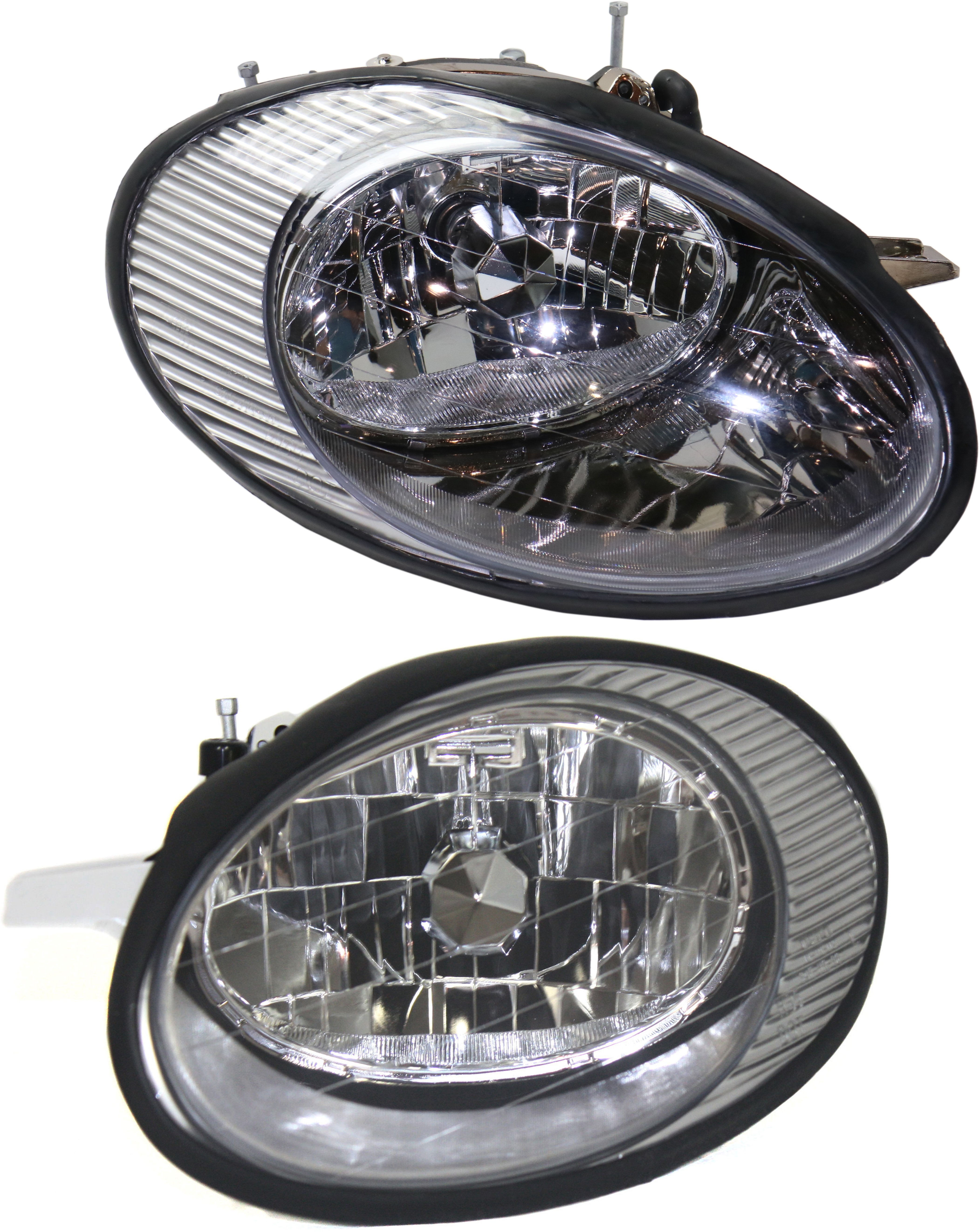 Headlight Assembly Pair/Set for 1996-1998 Taurus, Halogen, Right (Passenger) and Left (Driver), up to June 10, 1998 Replacement