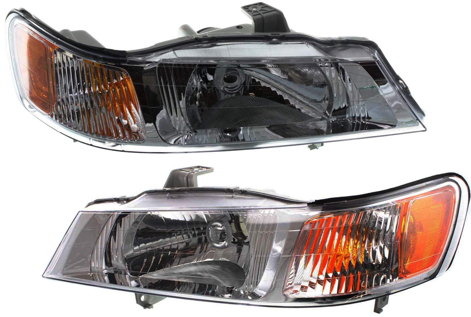 Headlight Lens and Housing Pair/Set for Honda Odyssey 1999-2004, Right (Passenger) and Left (Driver), Replacement