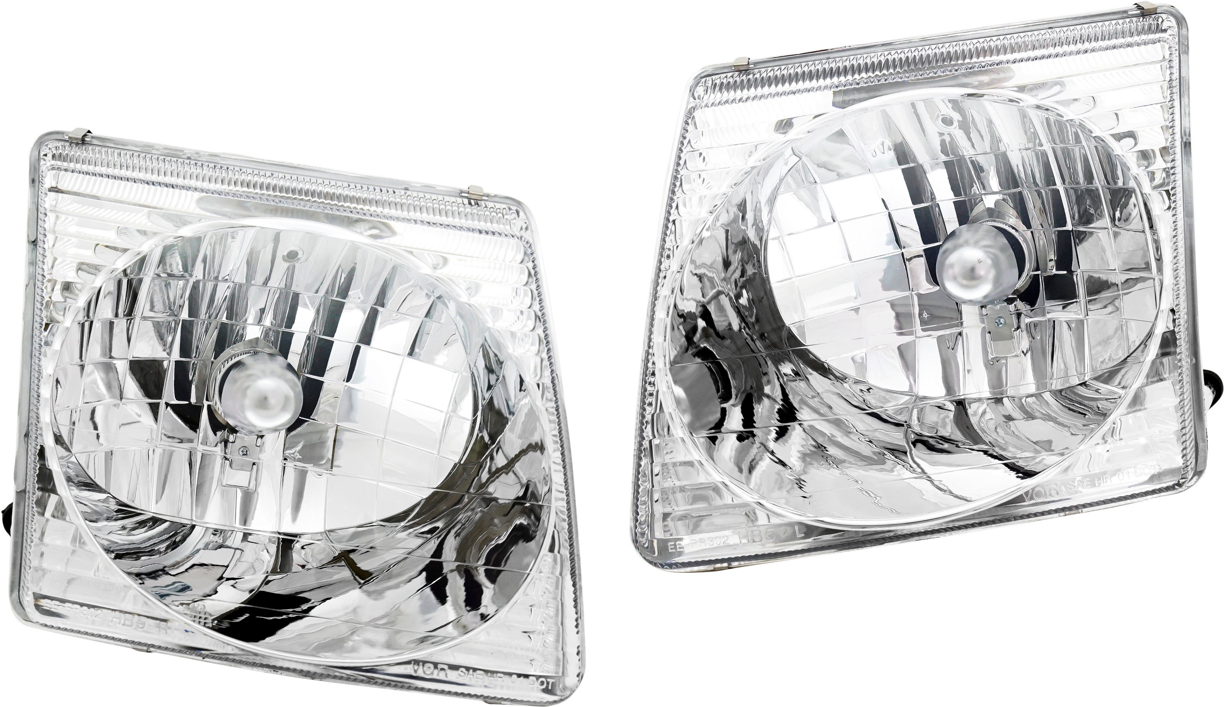 Headlight Assembly for Ford Explorer Sport Trac 2001-2005, Right (Passenger) and Left (Driver) Halogen, Replacement Pair/Set