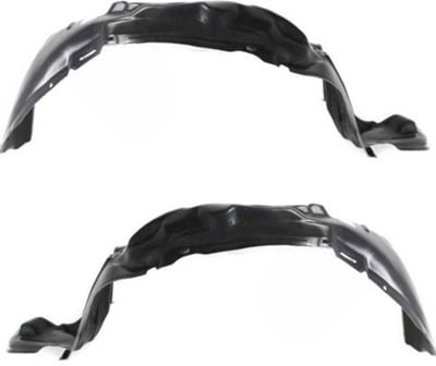 Front Fender Liner Pair/Set for Toyota Corolla 1993-1997, Right (Passenger) and Left (Driver) Side Replacement