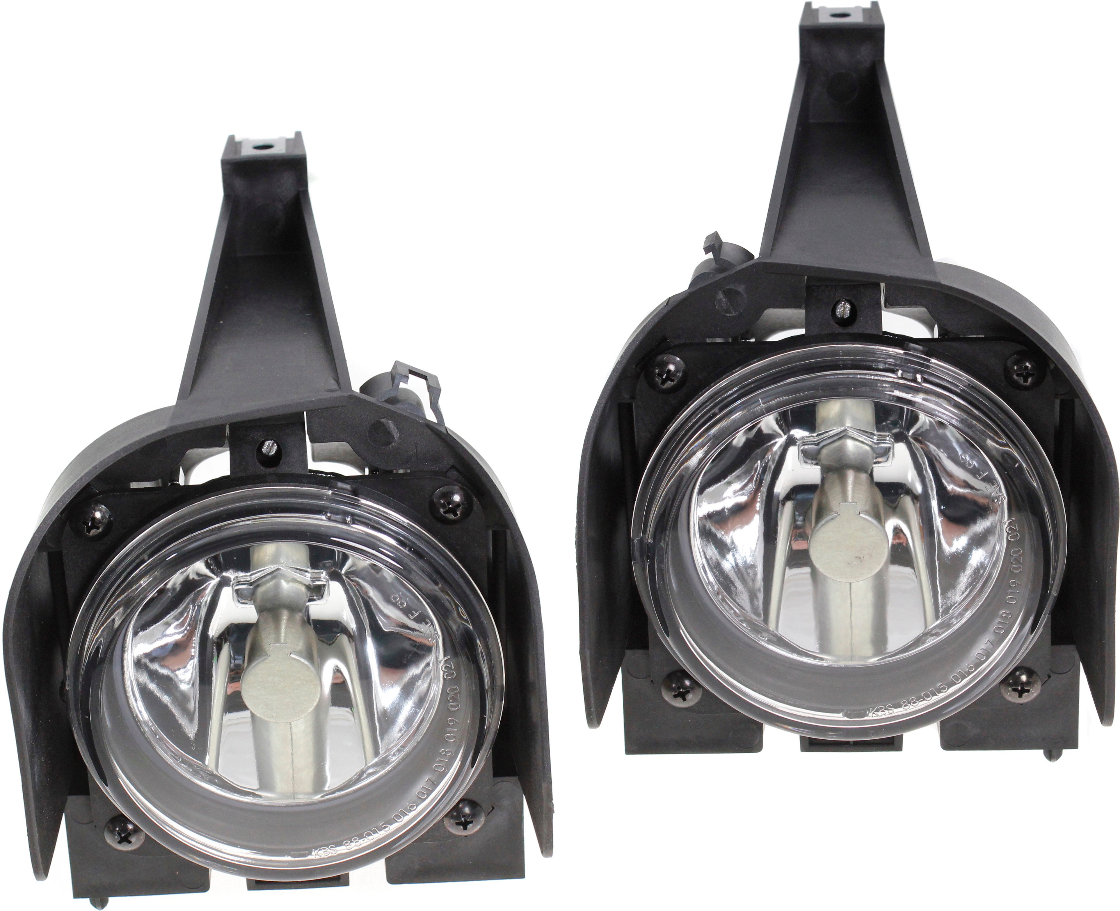 Front Fog Light Assembly Pair/Set for 1999-2001 Ford Explorer, Includes Right (Passenger) and Left (Driver) Lights, Replacement
