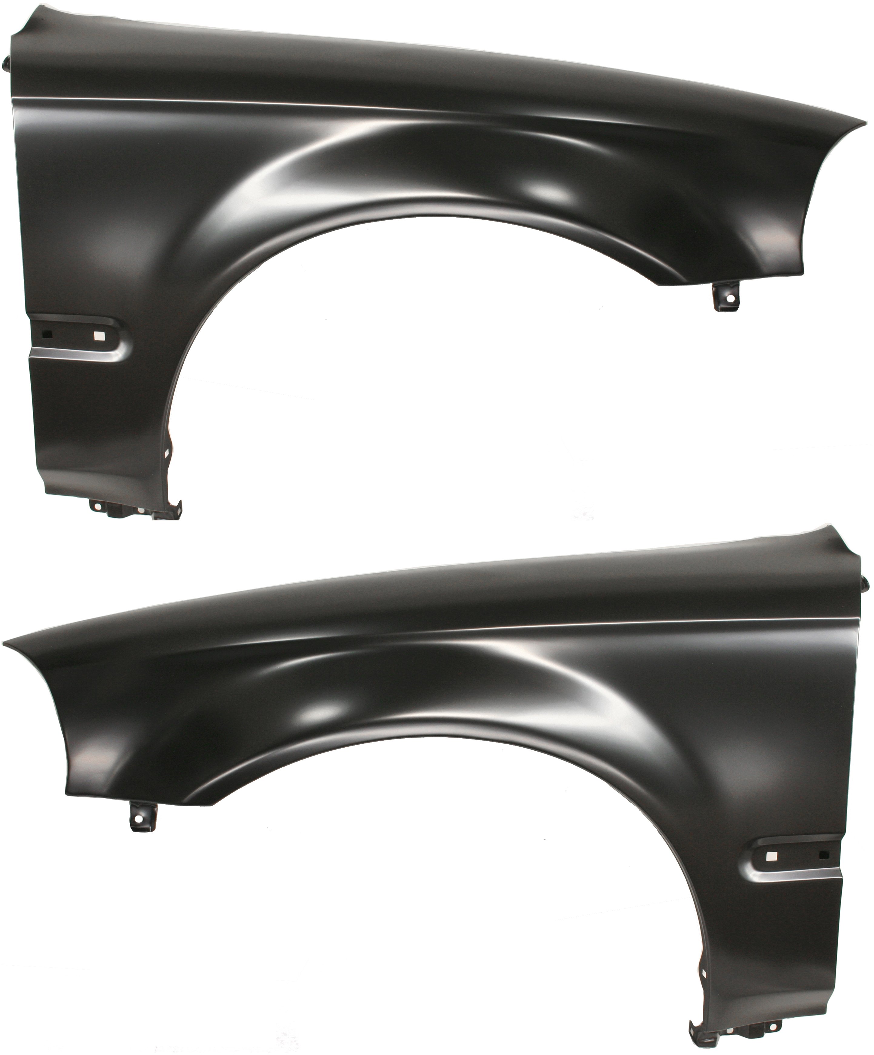 Front Fender Pair/Set for Honda Civic 1996-1998, Right (Passenger) and Left (Driver), Primed (Ready to Paint) Replacement