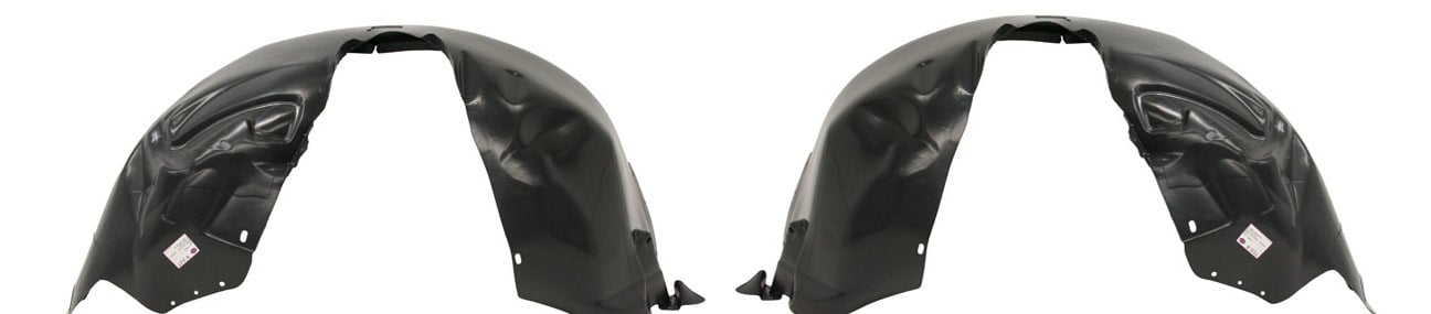 Front Fender Liner Pair/Set for 2008-2009 Taurus/Sable, Right (Passenger) and Left (Driver) Replacement