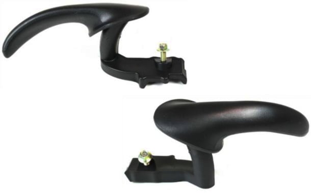 Front Door Handle Lever Only Pair/Set for Ford F-150/F-250 1997-1998, Expedition 1997-2002, Inside, Textured Black, Right (Passenger) and Left (Driver) Replacement