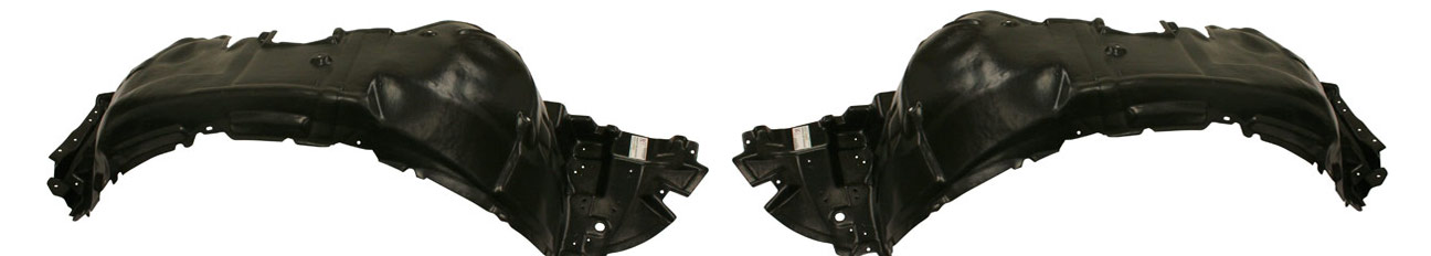 Front Fender Liner Pair/Set for 2007-2009 Lexus LS460/LS600H, Right (Passenger) and Left (Driver) Replacement