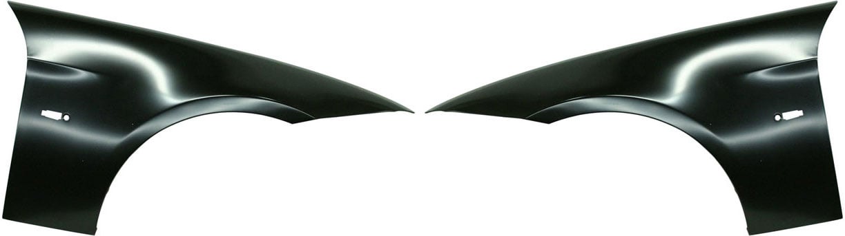 Front Fender Pair/Set for BMW 3-Series 2006-2012, Right (Passenger) and Left (Driver), Primed (Ready to Paint), Suitable for Sedan/Wagon, Replacement