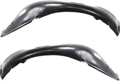 Front Fender Liner Pair/Set for BMW 7-Series 2002-2008, Right (Passenger) and Left (Driver) Replacement - Fits Models: for 745i, 745Li, 750i, 750Li, 760i, 760Li
