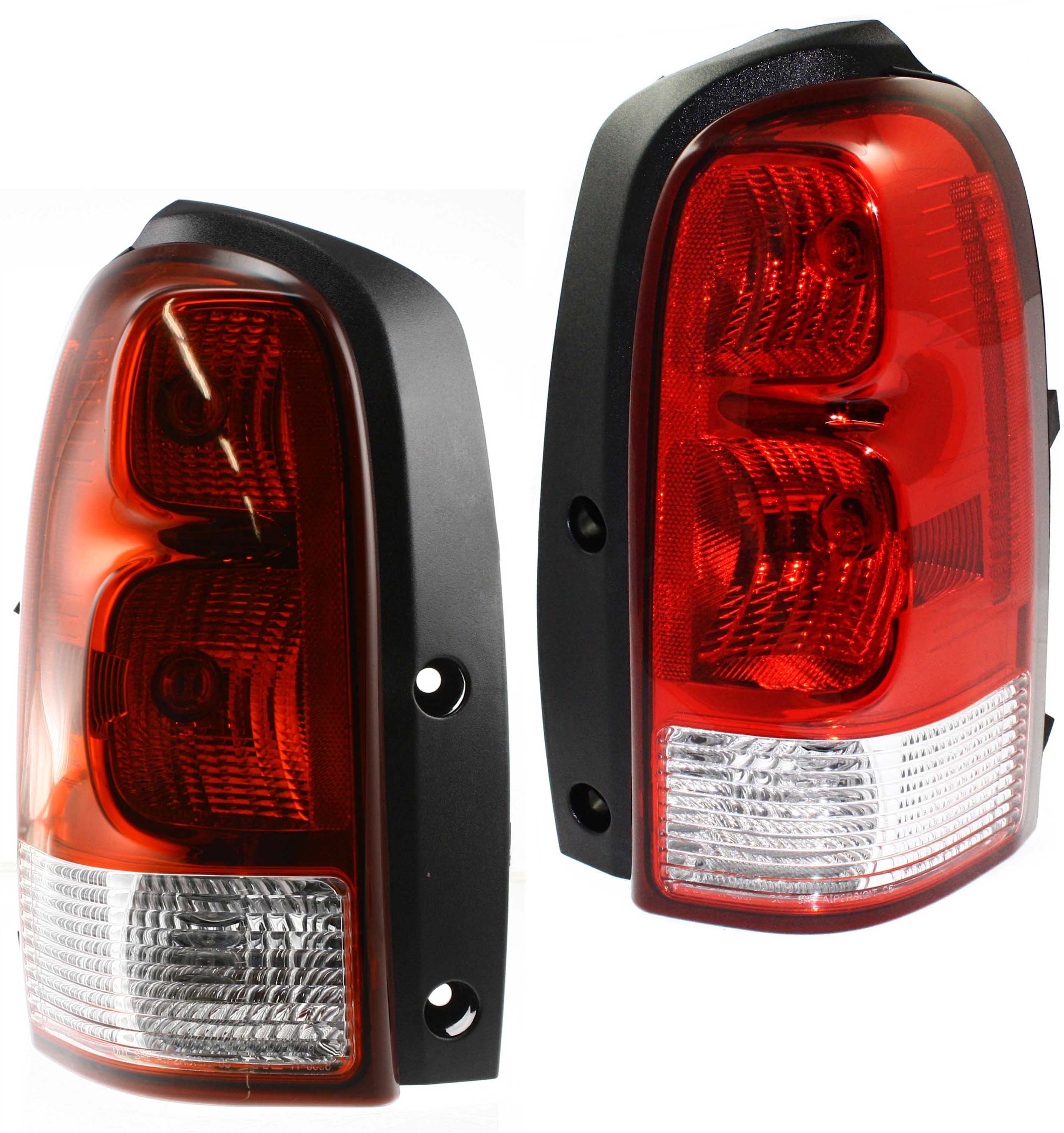 Tail Light Assembly Pair/Set for Buick Terraza 2005-2007, Saturn Relay 2005-2007, Chevy Uplander 2005-2009, Pontiac Montana SV6 2005-2009, Right (Passenger) and Left (Driver) Replacement