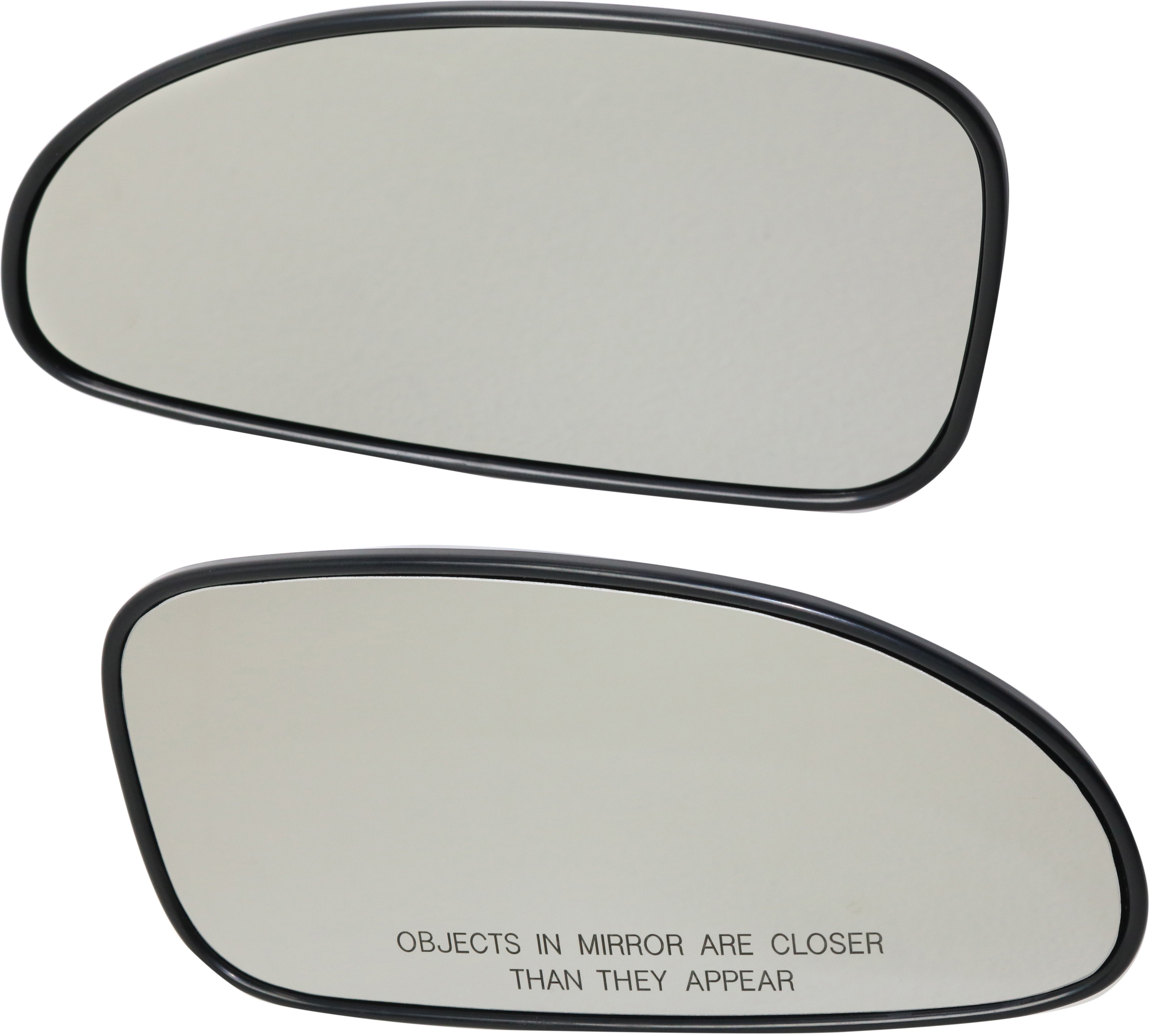 Heated Mirror Glass for Buick Lesabre 2000-2005, Right (Passenger) and Left (Driver), with Backing Plate, Replacement Set