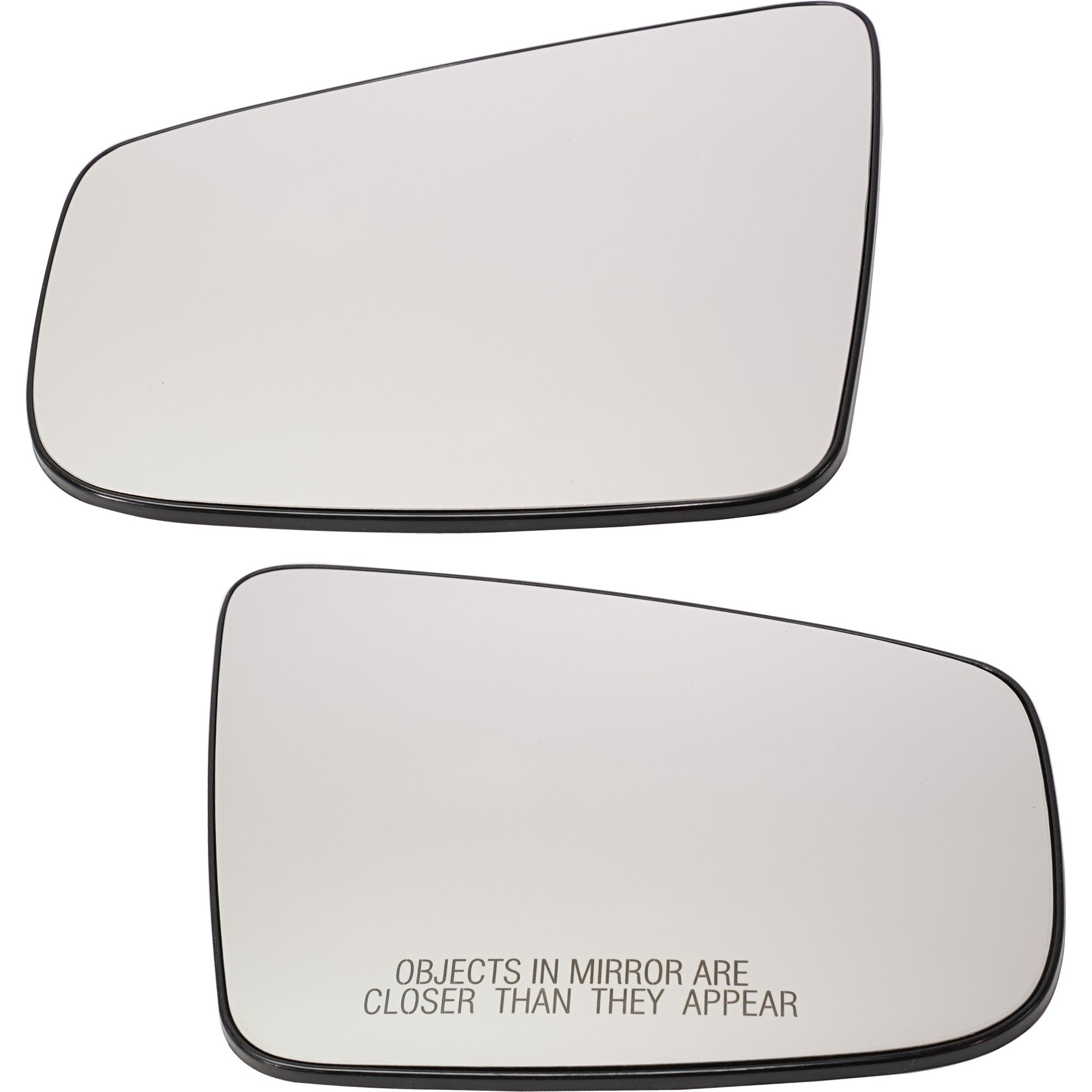 Pair/Set - Heated Mirror Glass for Buick Lacrosse 2013-2016, Right (Passenger) and Left (Driver) with Backing Plate, Replacement Set