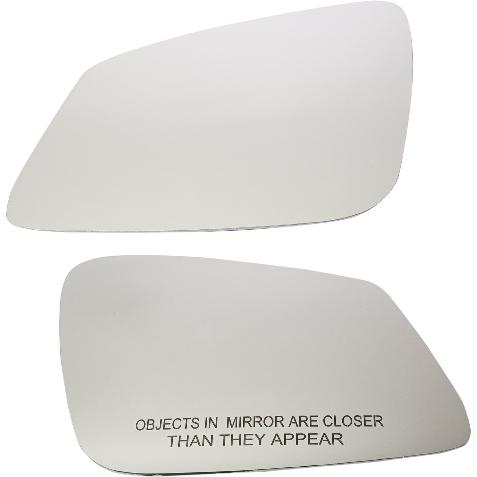 Heated Mirror Glass Pair/Set for BMW 3-Series 2012-2019/I3 2014-2021, Right (Passenger) and Left (Driver), Backing Plate Included, without Auto-Dimming, Fits Hatchback/Sedan/Wagon and 4-Series Convertible/Coupe/Hatchback Replacement