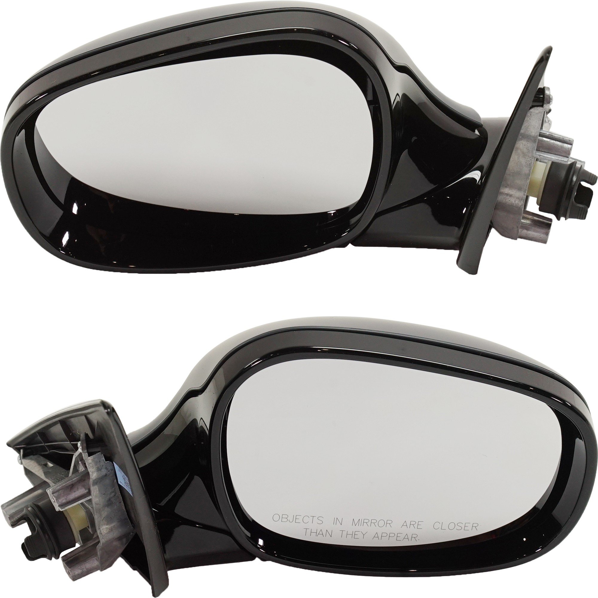 Power Folding Heated Paintable Mirror Pair/Set for 2009-2012 BMW 328I Wagon, Right (Passenger) and Left (Driver), with Memory, without Auto-Dimming, Clear Glass, Replacement