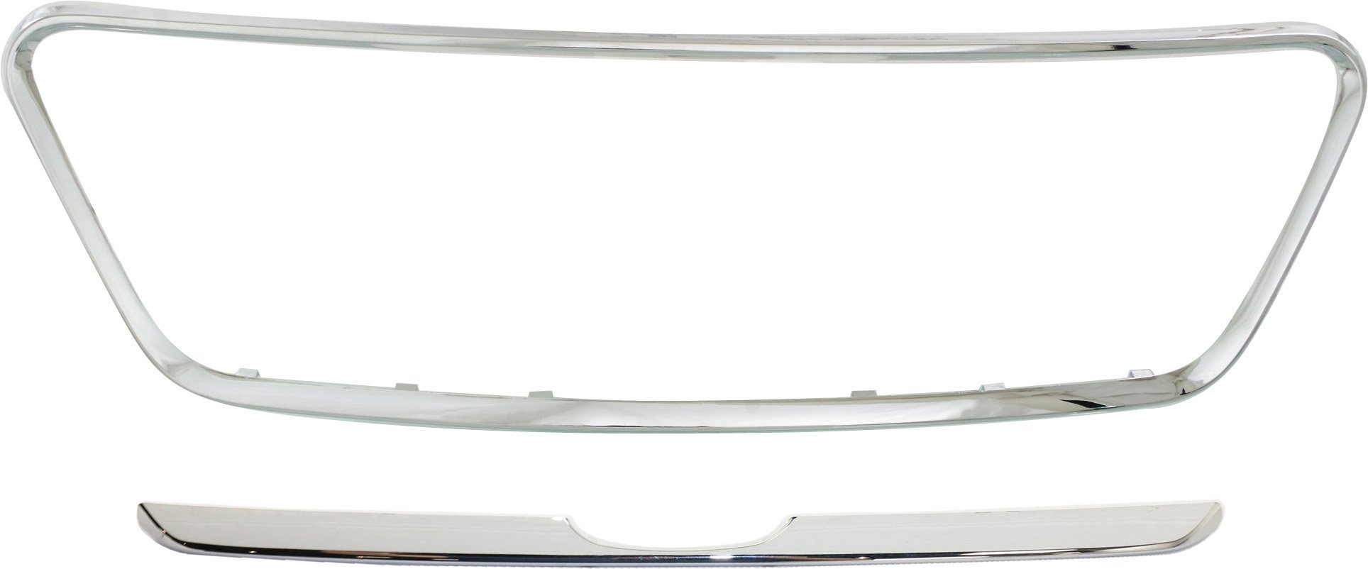 Front Bumper Grille Molding Set for 2005-2006 Honda CR-V, Set of 2, Japan Built, Replacement