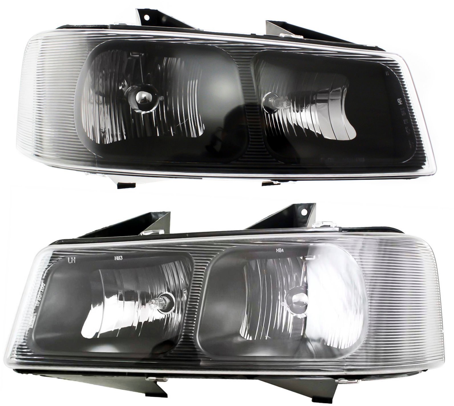 Headlight Assembly Pair/Set for 2003-2023 Express/Savana Van, Right (Passenger) and Left (Driver) Halogen Lights, Replacement