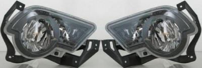 Front Fog Light Assembly for Chevrolet Avalanche 2002-2006, Right (Passenger) and Left (Driver), with Body Cladding Replacement Pair/Set