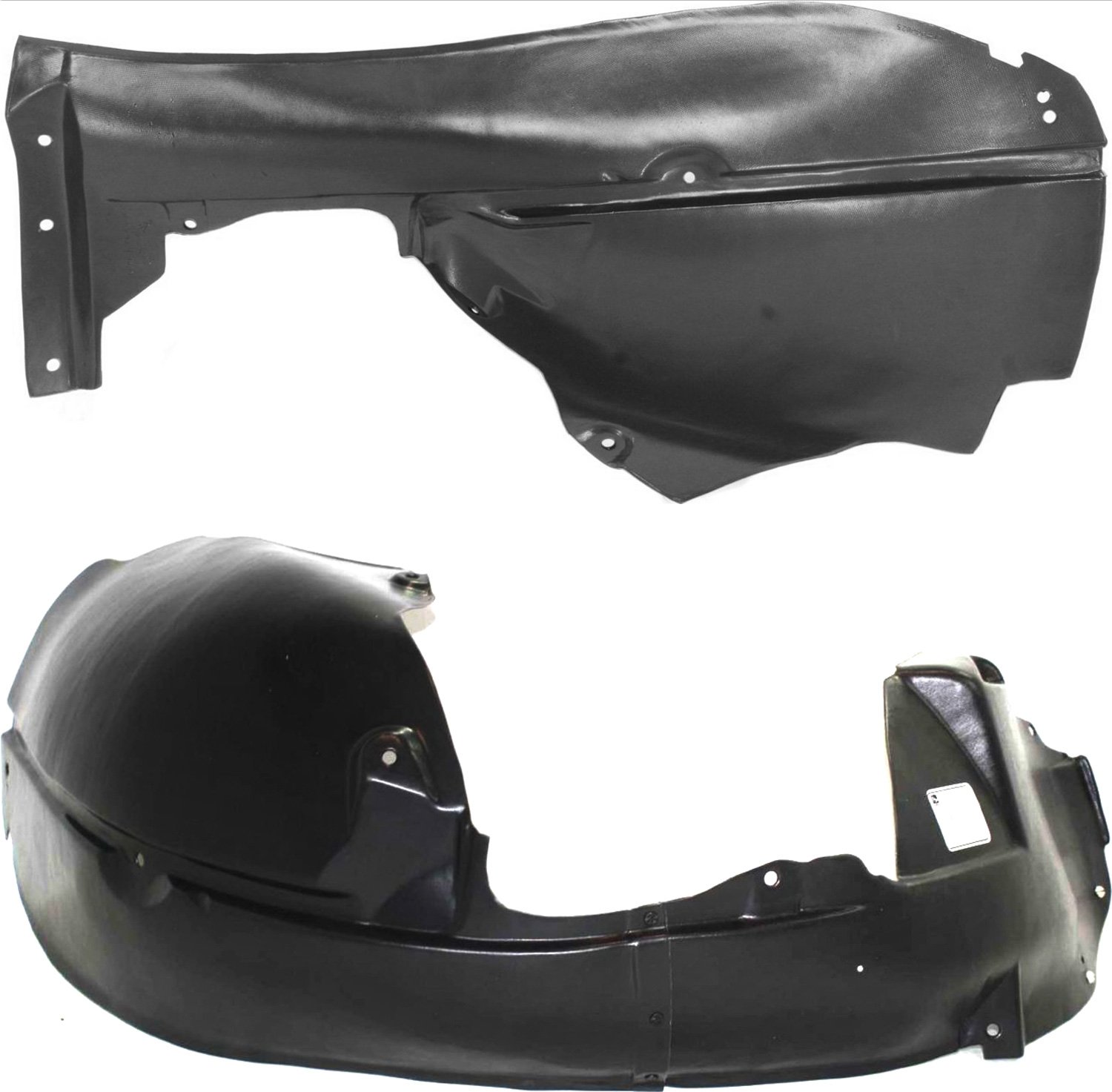 Front Fender Liner Pair/Set for 2001-2006 Sebring, Right (Passenger) and Left (Driver), Rear Section, Convertible, Chrysler Replacement