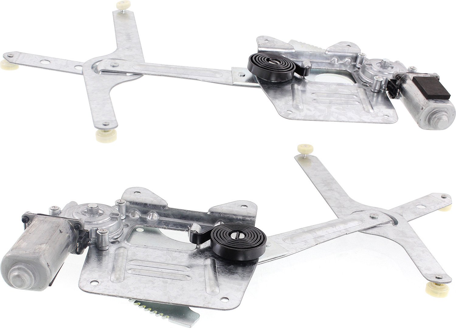Front Window Regulator with Motor Pair/Set for Chevrolet Blazer 1995-2005, Bravada 1996-2001, Power, Right (Passenger) and Left (Driver), Replacement