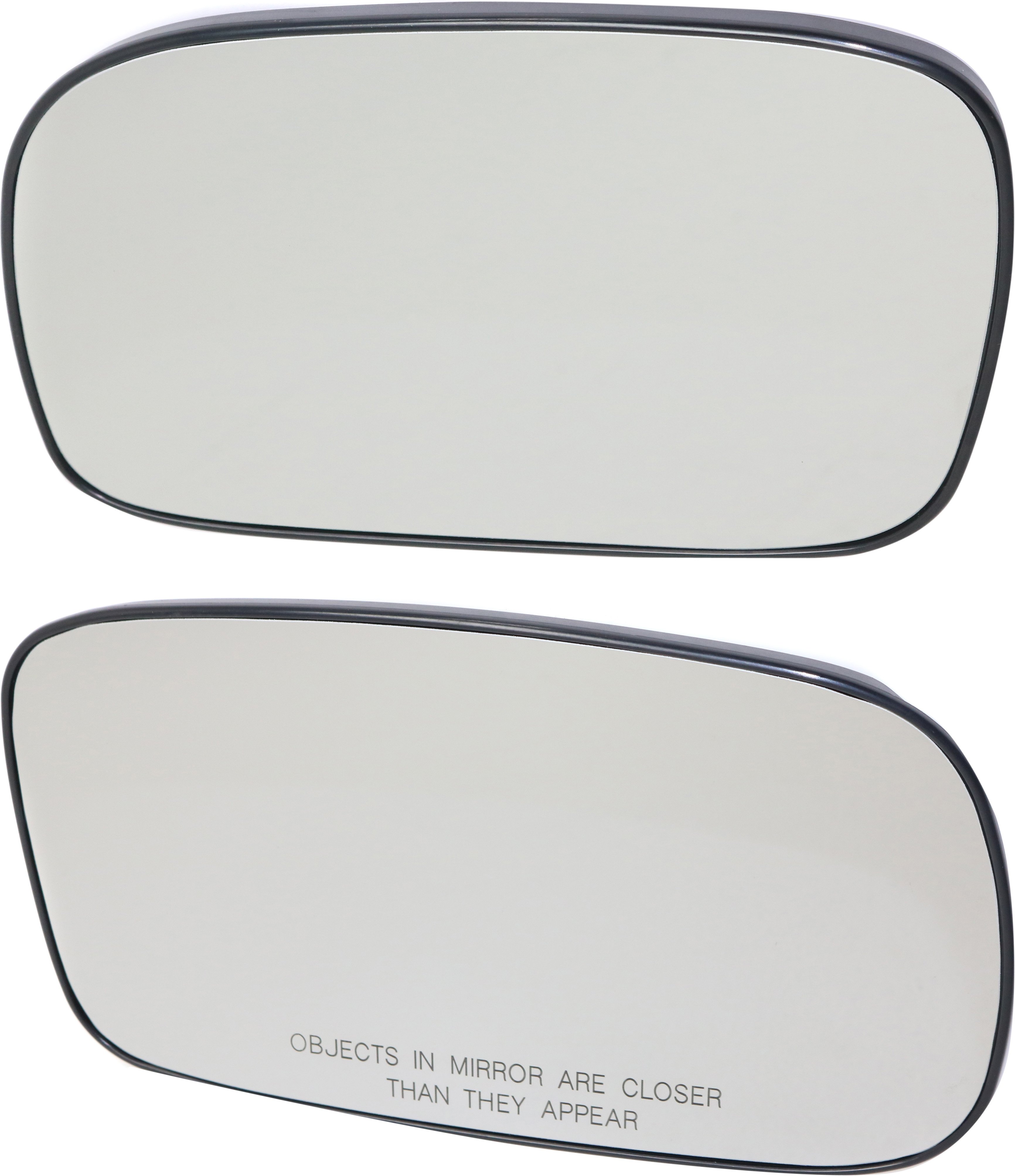 Pair/Set - Mirror Glass for Chrysler Pacifica 2006-2008, Right (Passenger) and Left (Driver), Heated, with Backing Plate, Replacement Set