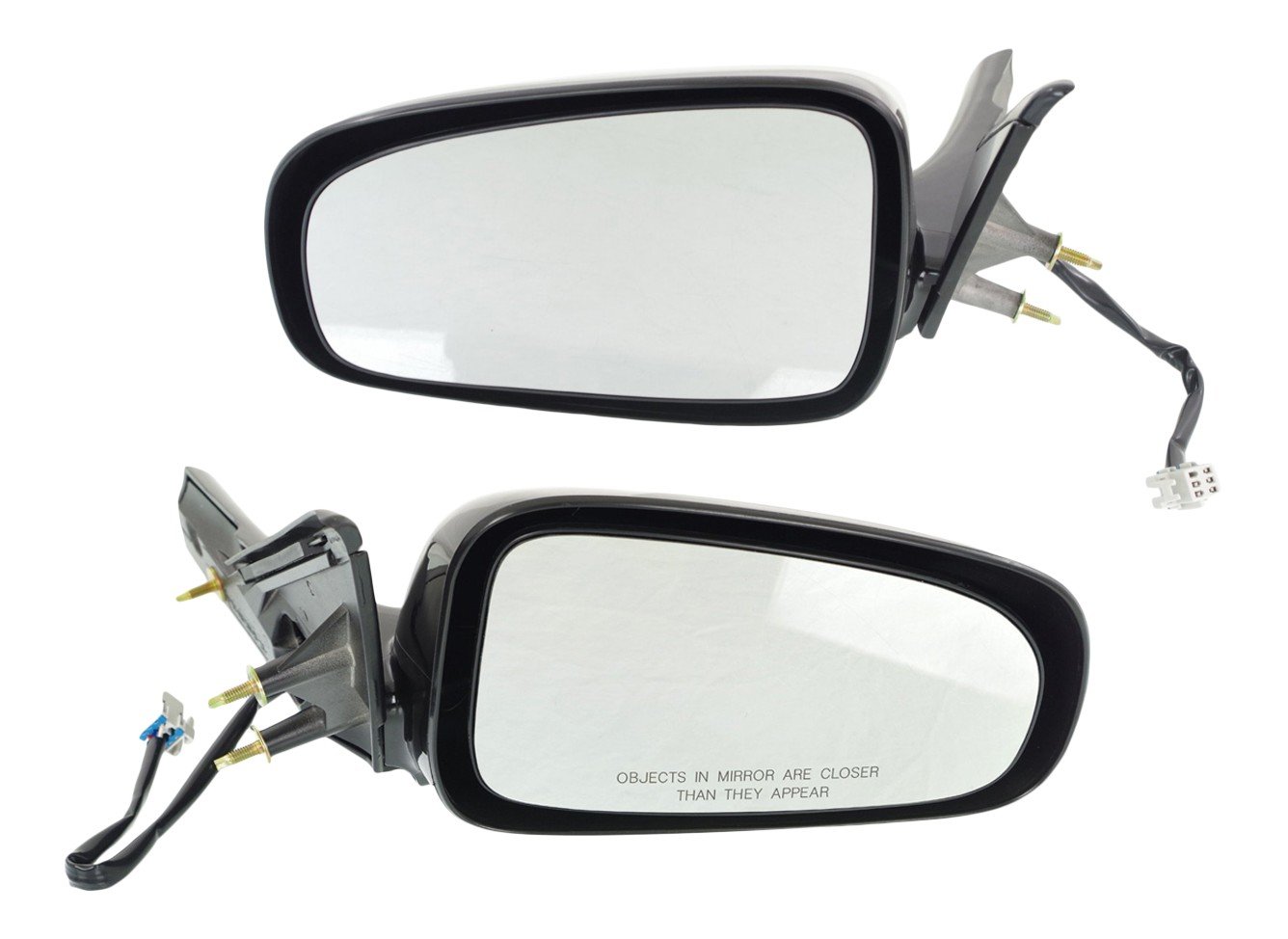 Power Mirror Pair/Set for 2000-2005 Chevrolet Impala, Right (Passenger) and Left (Driver), Non-Folding, Heated, Paintable Replacement